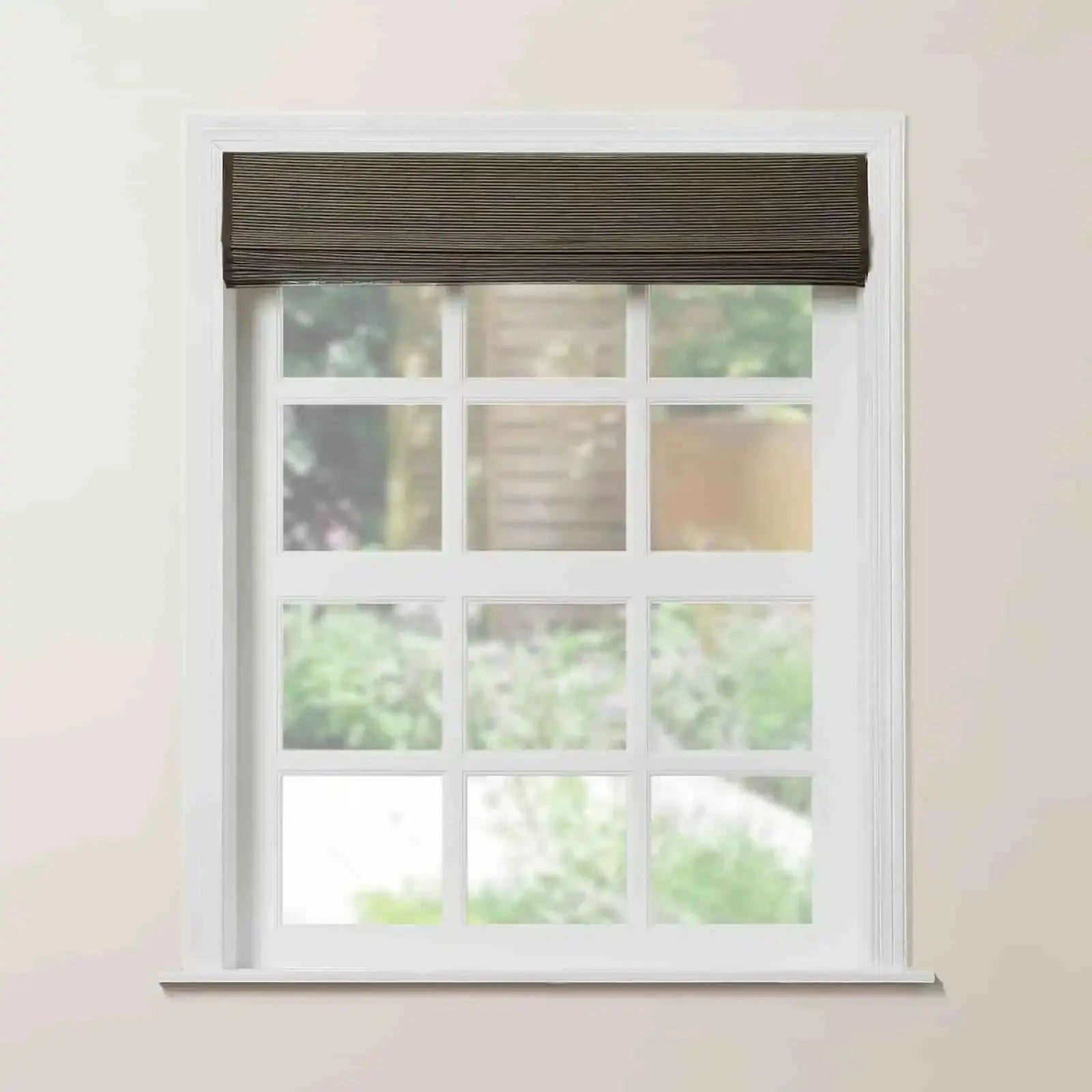 Rae Natural Flax Bamboo Woven Window Shade | Blackout Roller Blind for Privacy & Light Control | Perfect for Bedroom, Living Room & Office