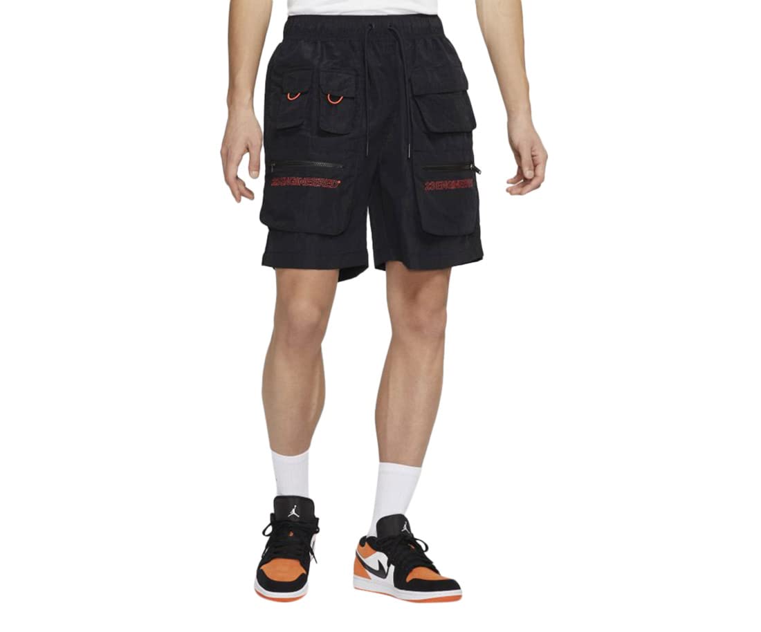 Jordan 23 Engineered Utility Men's Active Shorts - Breathable Workout Shorts for Basketball & Gym - Black XXL - Perfect for Running, Training & Casual Wear