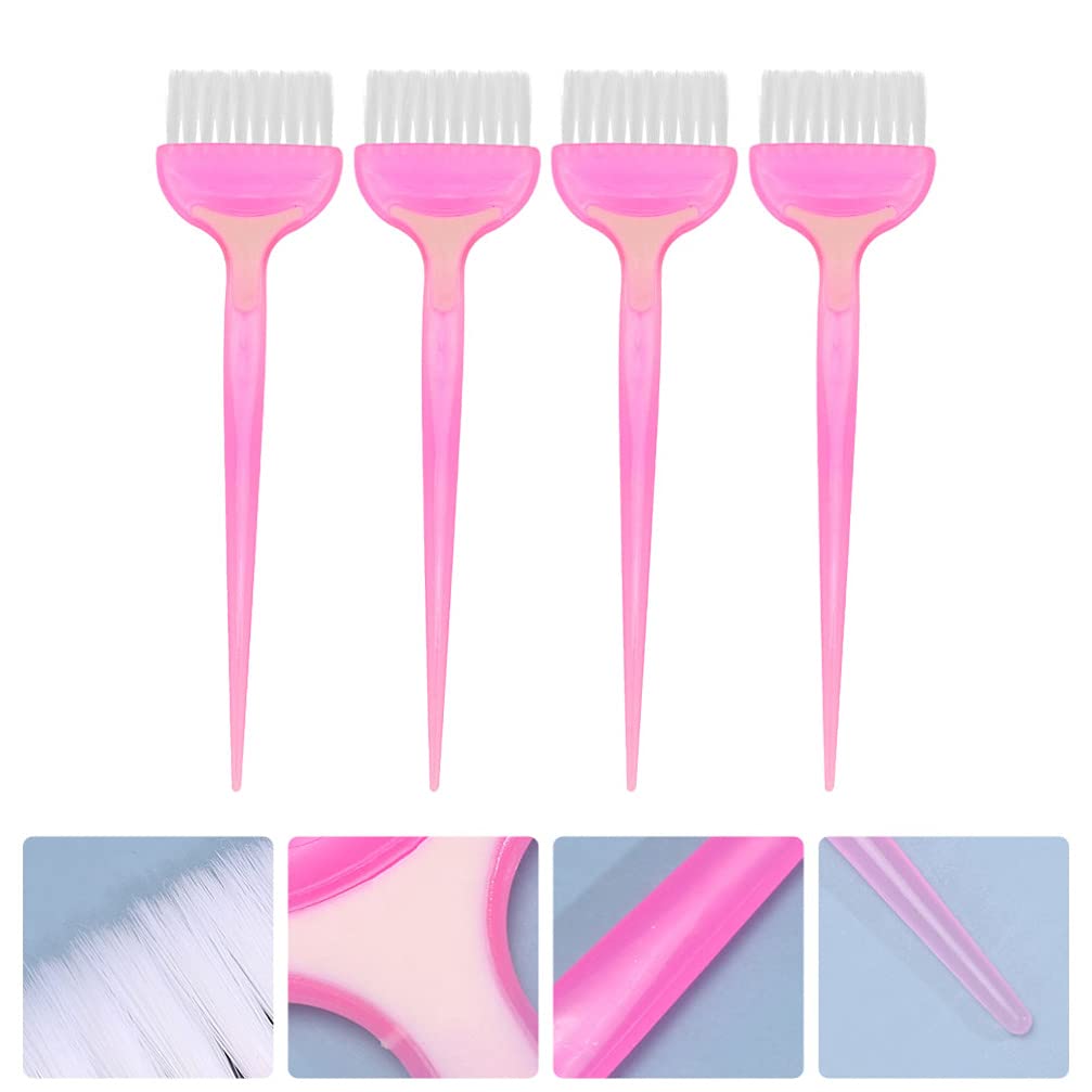 4pcs Hair Dye Combs & Brushes Set for Salon & Home Use