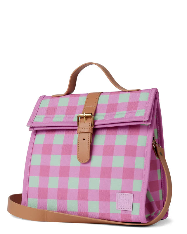 The Somewhere Co Watermelon Sugar Lunch Satchel - Stylish & Durable Crossbody Bag for Work, School & Travel