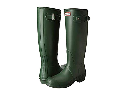 Hunter Women's Original Tall Rain Boots - Waterproof Rubber Boots for Women - Comfortable & Stylish Rain Boots for Outdoor, Gardening, and Wet Weather Use