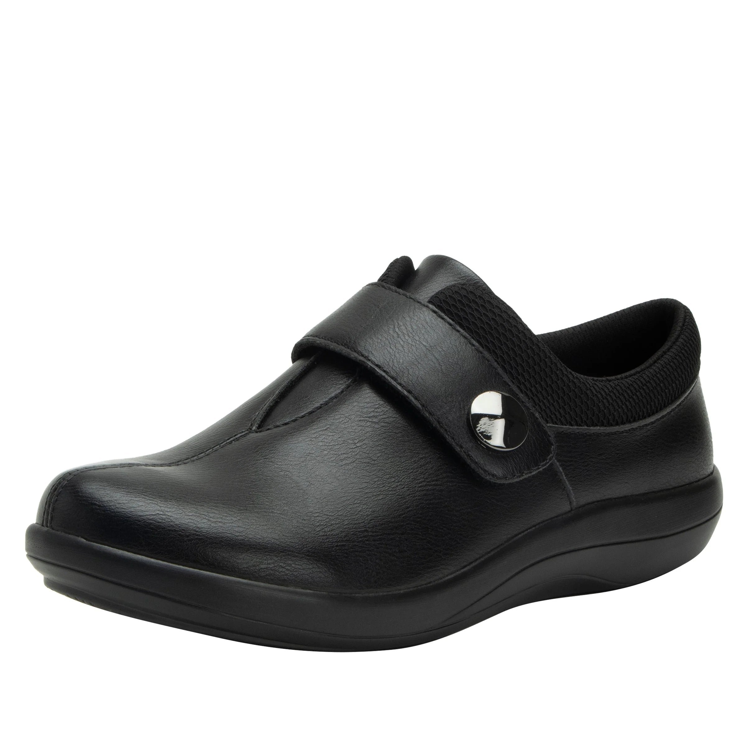 Alegria Danni Black 1 Women's Comfortable Slip-Resistant Work Shoes for Nurses, Teachers & Healthcare Professionals - Perfect for Long Shifts & All-Day Wear