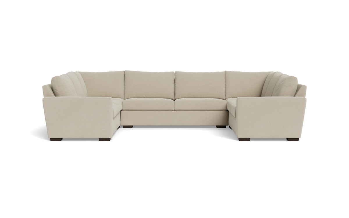 Modern U-Shaped Sectional Sofa for Living Room - Comfortable Fabric L-Shaped Couch with Chaise Lounge - Perfect for Small Spaces, Apartments, and Condos - Ideal for Family Gatherings, Movie Nights, and Relaxing