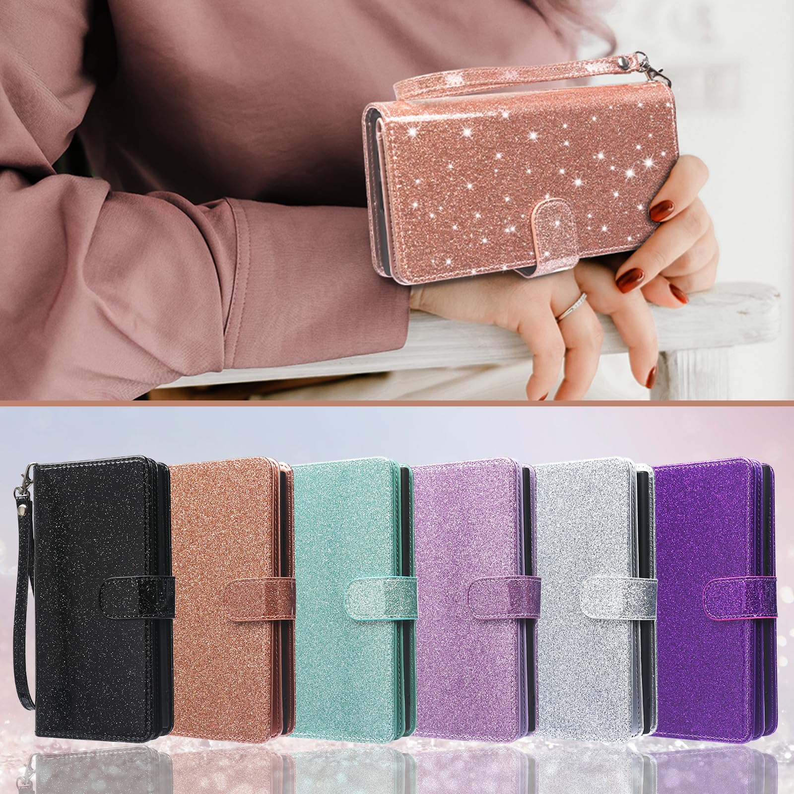 Detachable Magnetic Wallet Case for iPhone 12 Pro Max (6.7