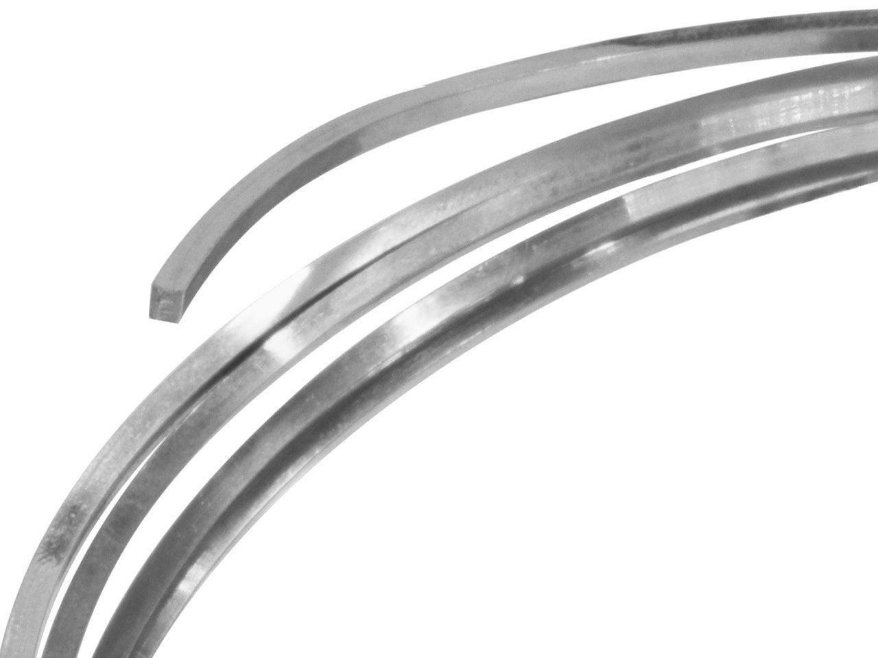 1 Troy Ounce .925 Sterling Silver Dead Square Wire - 6 Gauge 18 AWG - USA Made Jewelry Crafting Wire for DIY, Wire Wrapping & Metalworking - Perfect for Rings, Bracelets & Pendants