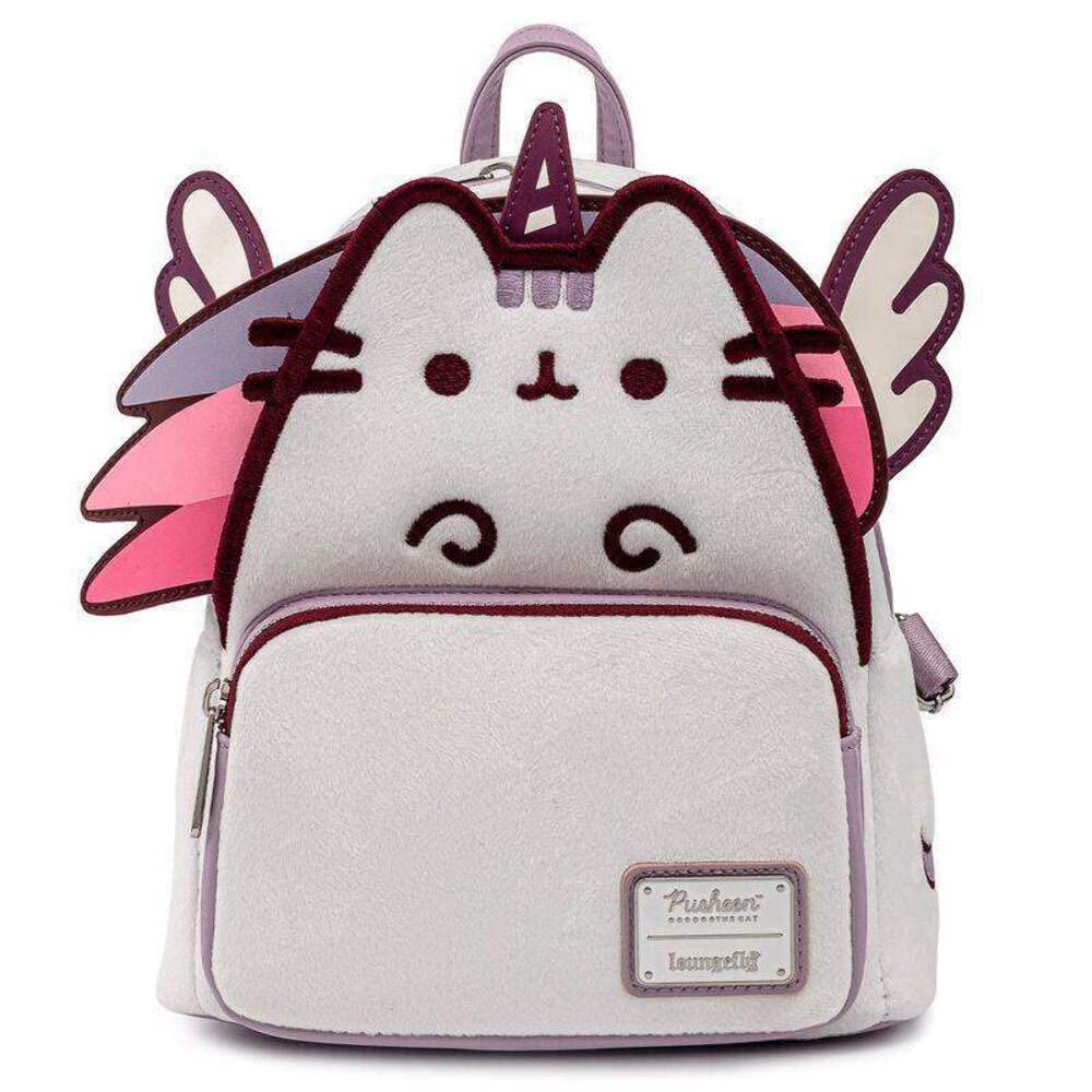 Loungefly Pusheen Unicorn Plush Women's Crossbody Bag - Cute Cartoon Cat Backpack for Women & Girls, Perfect for School, Travel, and Everyday Use