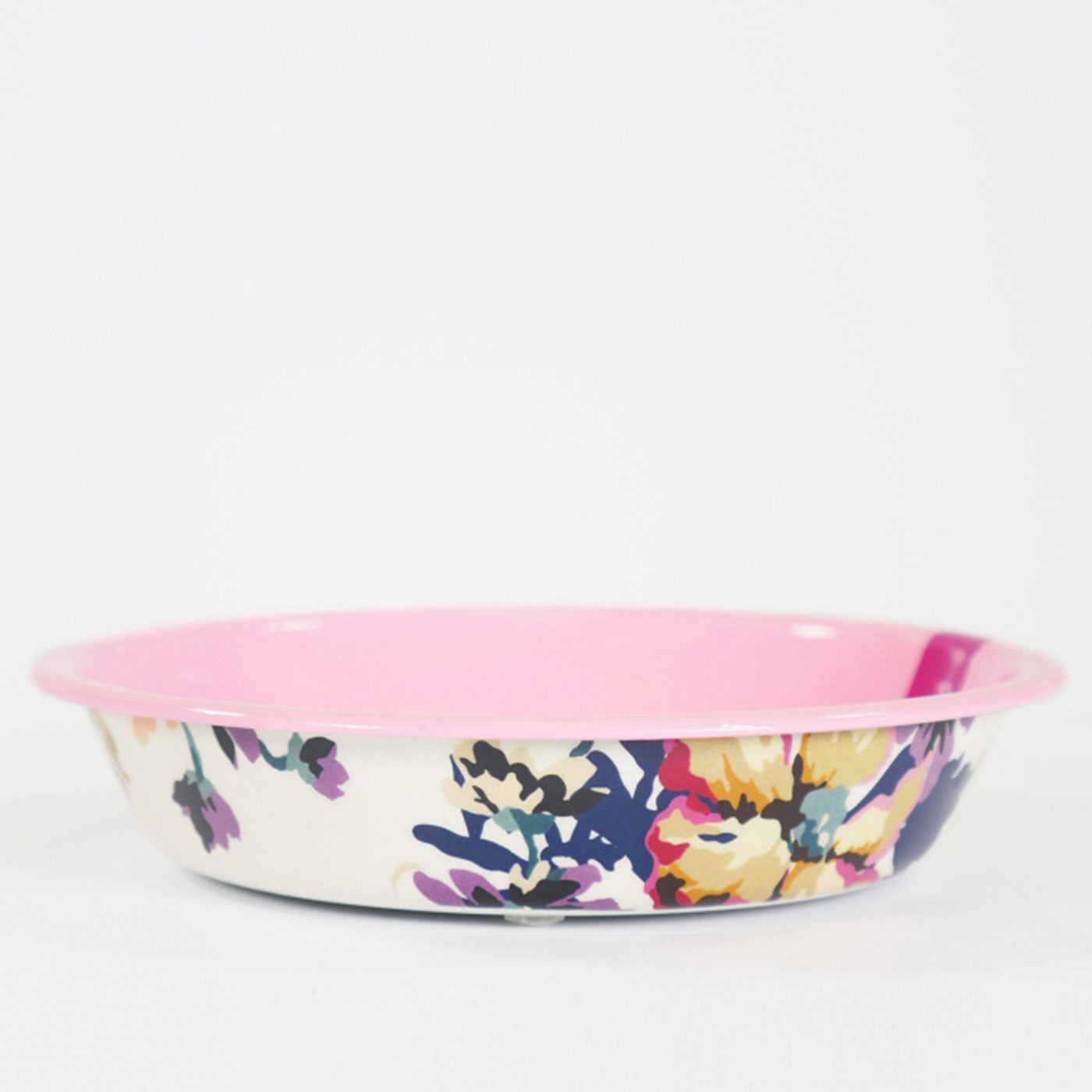 Joules Cambridge Floral Cat Bowl - Ceramic Pet Food Dish with Non-Slip Base, Perfect for Indoor & Outdoor Feeding - Ideal for Cats, Kittens, and Small Dogs