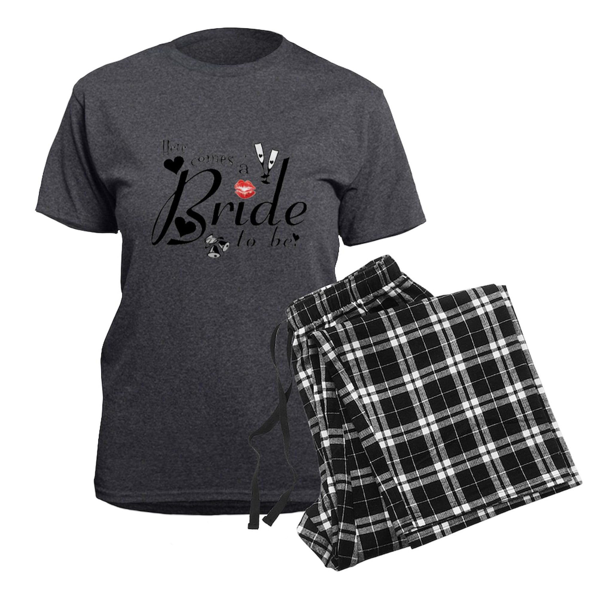 Bride To Be Women's Light Pajama Set - Charcoal Novelty Sleepwear for Bridal Shower, Bachelorette Party & Honeymoon | Comfortable Lounge Pajamas for Women