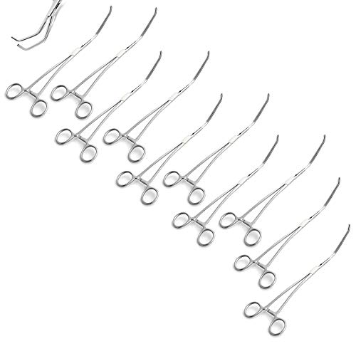 10 Pcs Satinsky Debakey Atraumatic Tangential Clamp 9