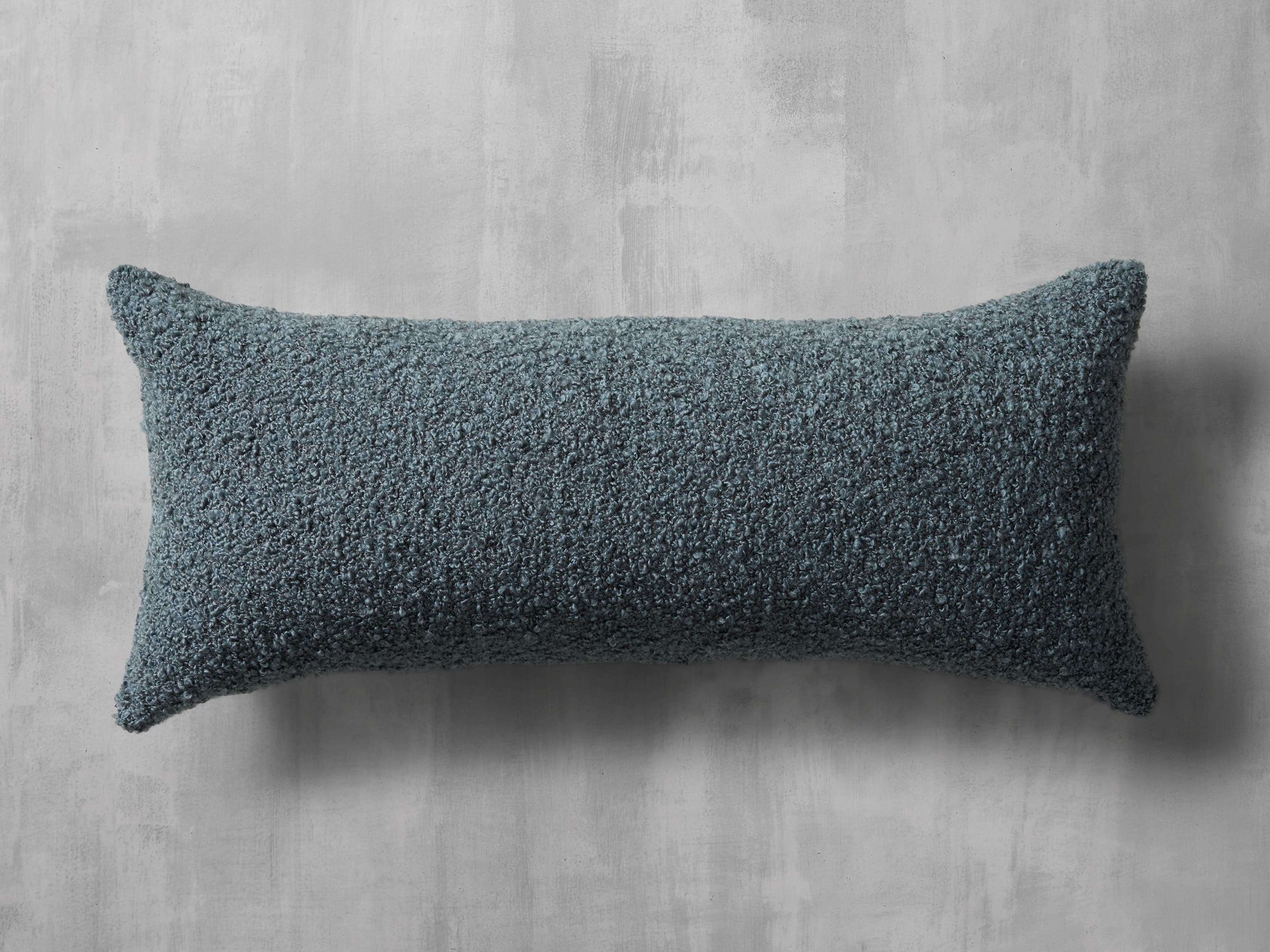 Boucle Lumbar Pillow Cover - Soft & Stylish Support for Sofa, Bed, or Office Chair - Perfect for Home Decor and Back Comfort