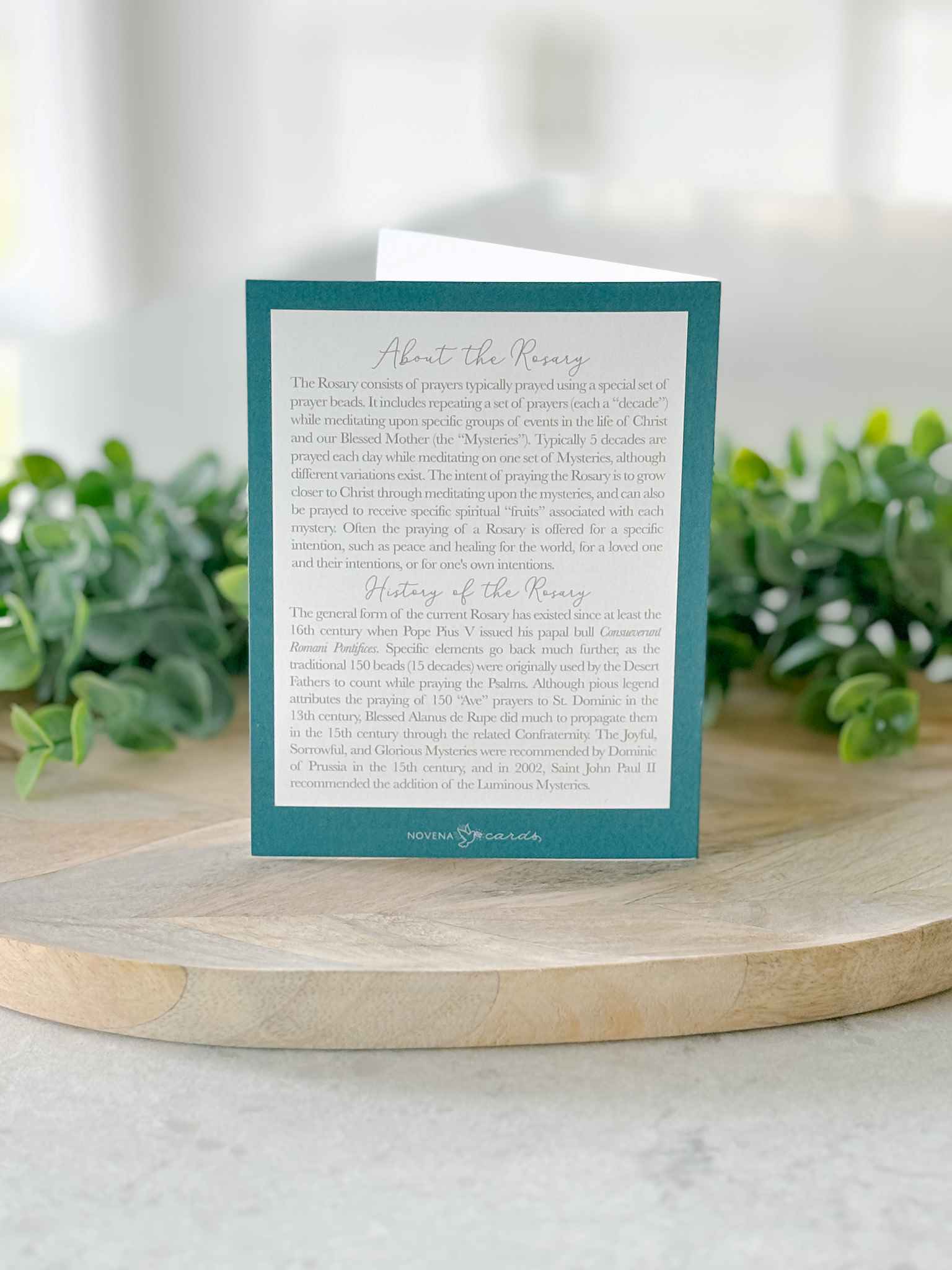 Thank You Priest Rosary Card Set of 4 - Religious Appreciation Gifts for Clergy, First Communion, Confirmation & Church Events