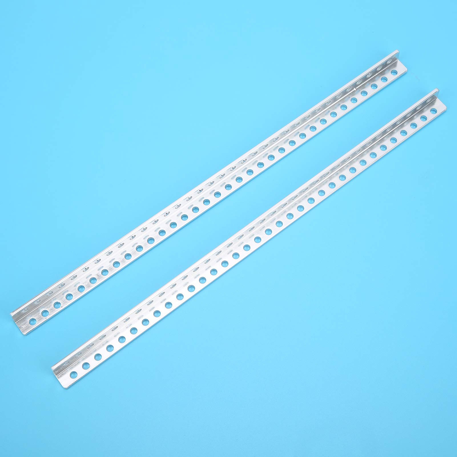 2Pcs Lightweight Aluminum Beams for Home & Living Room Decor - Perfect for Shelving, DIY Projects, and Modern Interior Design