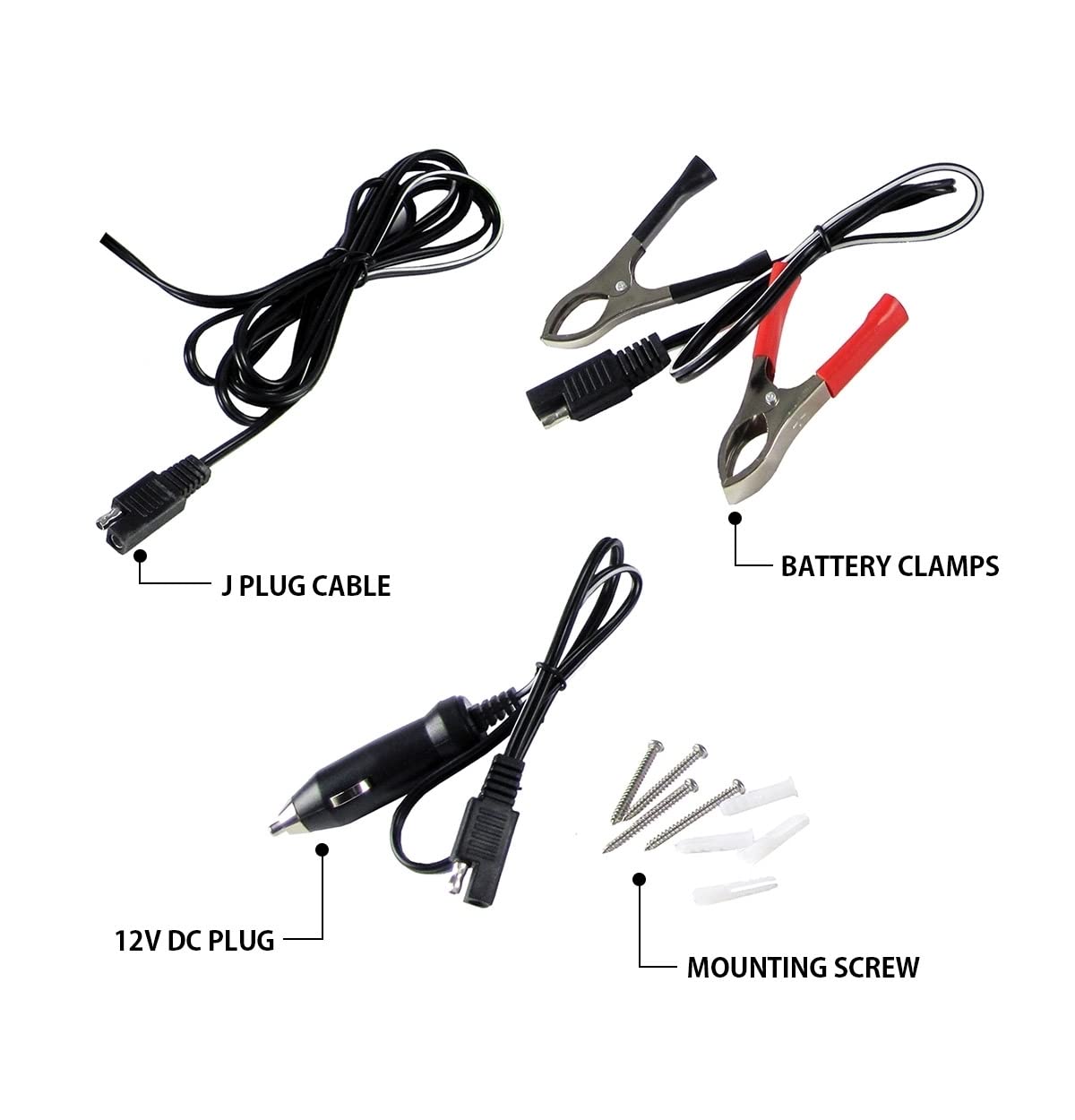 Koolatron 12V Solar Trickle Charger - 6W 415mAh Portable Battery Maintainer for Cars, Boats, RVs & Outdoor Adventures - Ideal for Camping, Road Trips & Off-Grid Power