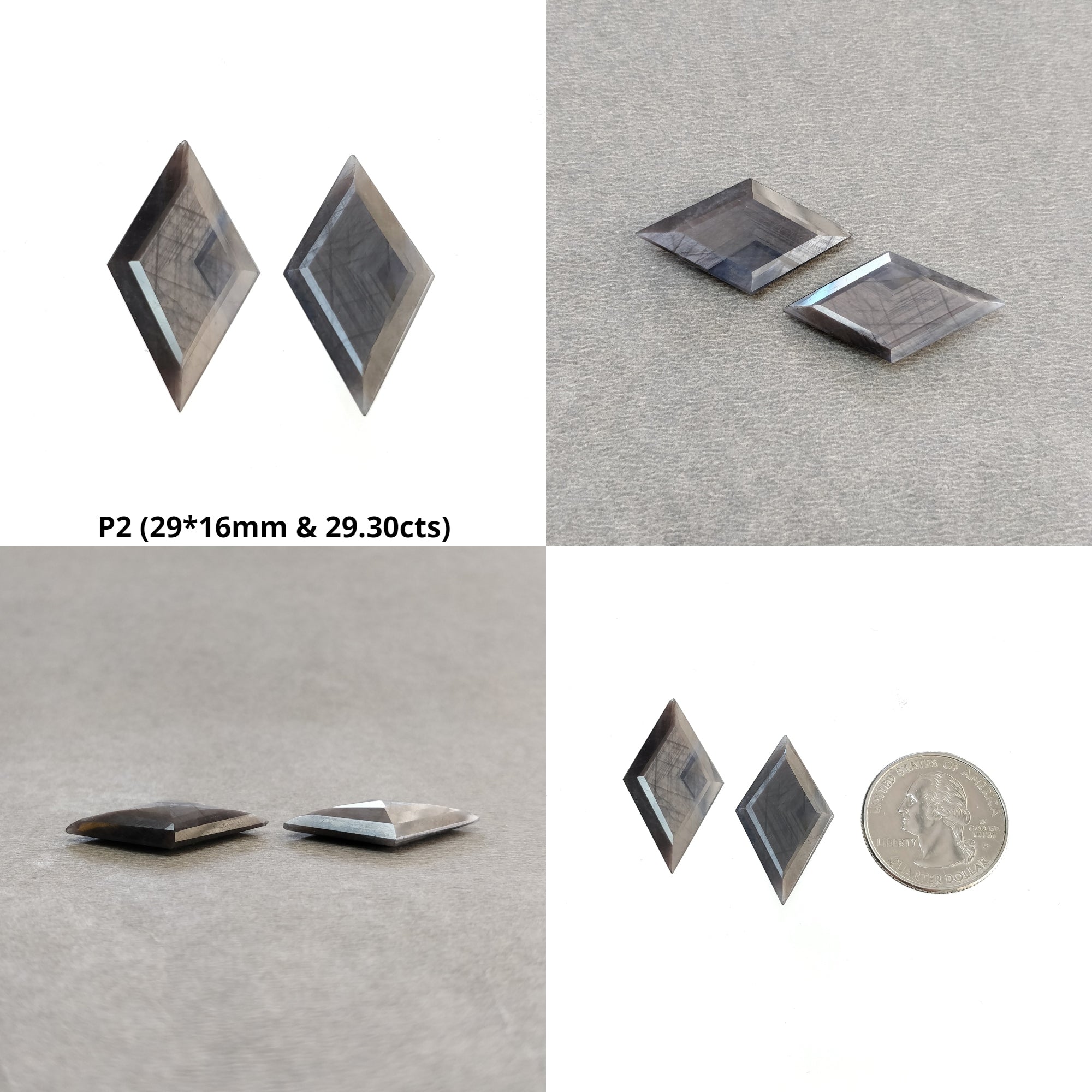 Natural Untreated Golden Brown Sapphire Marquise & Baguette Cut Gemstone - Chocolate Silver Sheen - Handcrafted Jewelry for Engagement Rings & Luxury Gifts