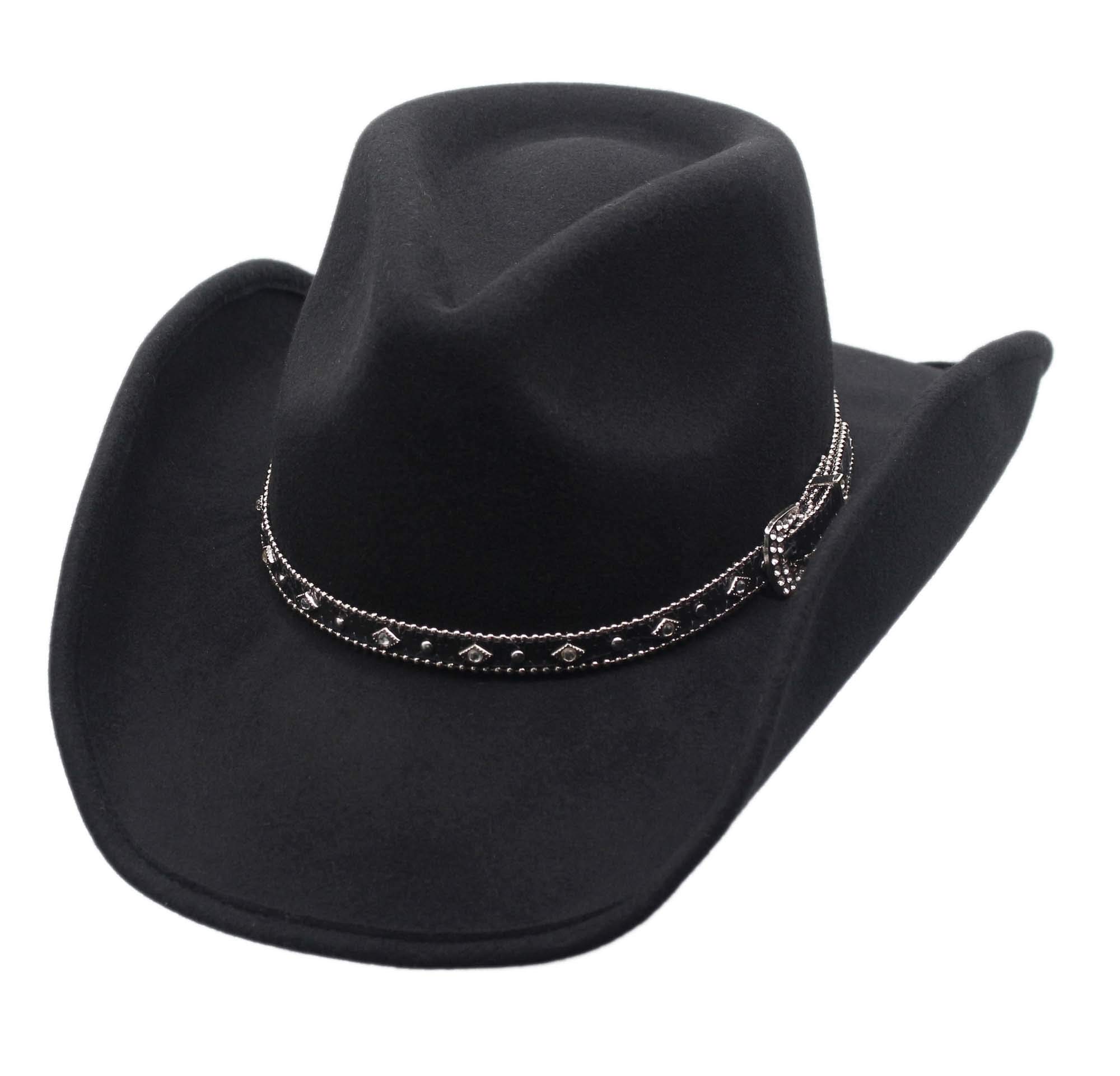 Shapeable Outback Cowboy Western Wool Hat - Adjustable Brim for Sun Protection - Silver Canyon - Perfect for Rodeo, Ranch Work & Outdoor Adventures