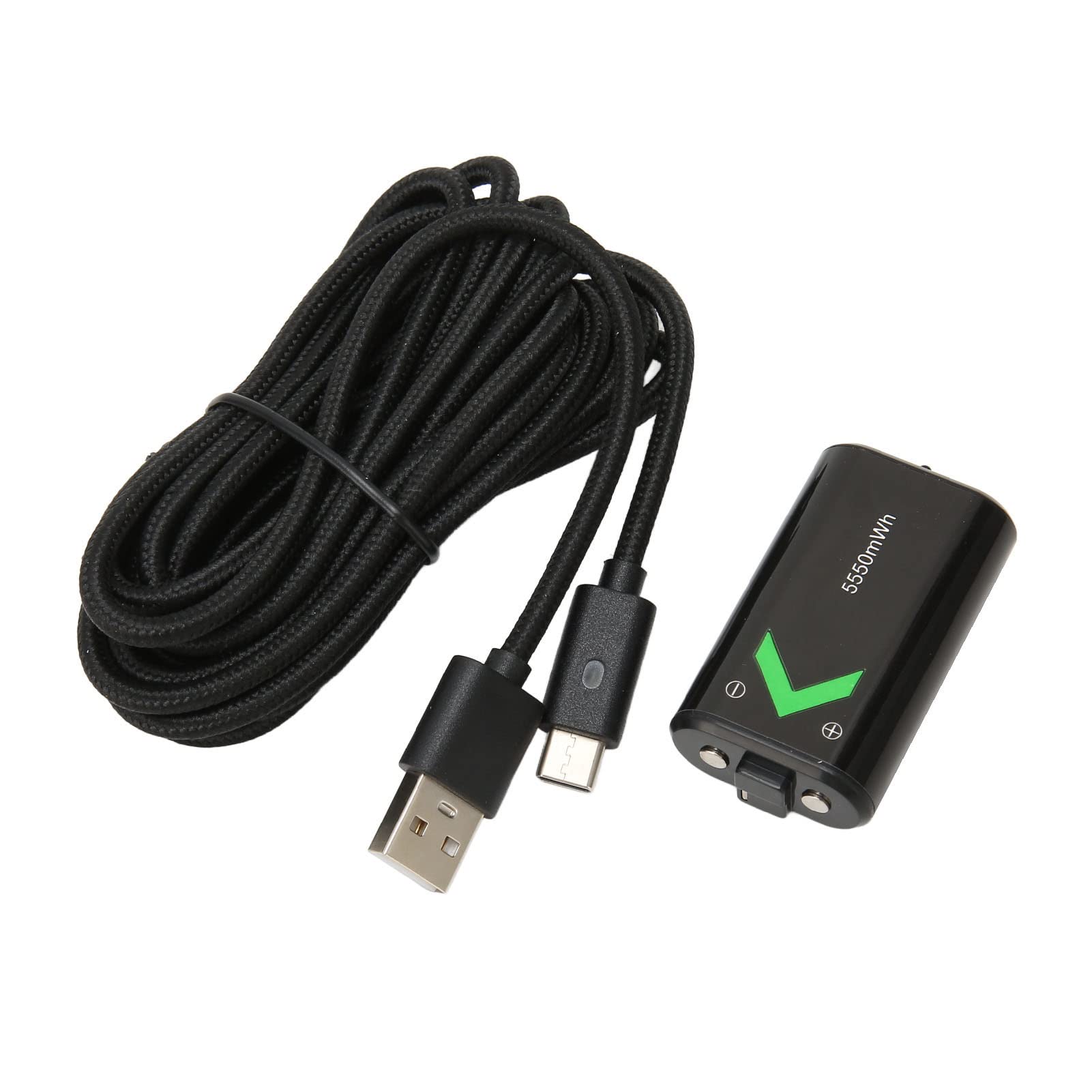 Rechargeable 5550mAh Battery Pack with 10ft USB-C Cable - High Capacity Controller Battery for Xbox Series X/S | Perfect for Gaming Sessions & Wireless Play