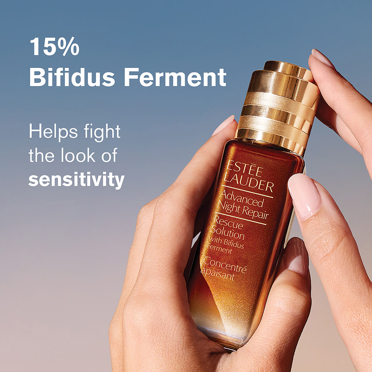 Advanced Night Repair Rescue Solution Serum with 15% Bifidus Ferment - Anti-Aging Face Serum for Wrinkles & Dark Spots | Nighttime Skincare Routine for Glowing Skin