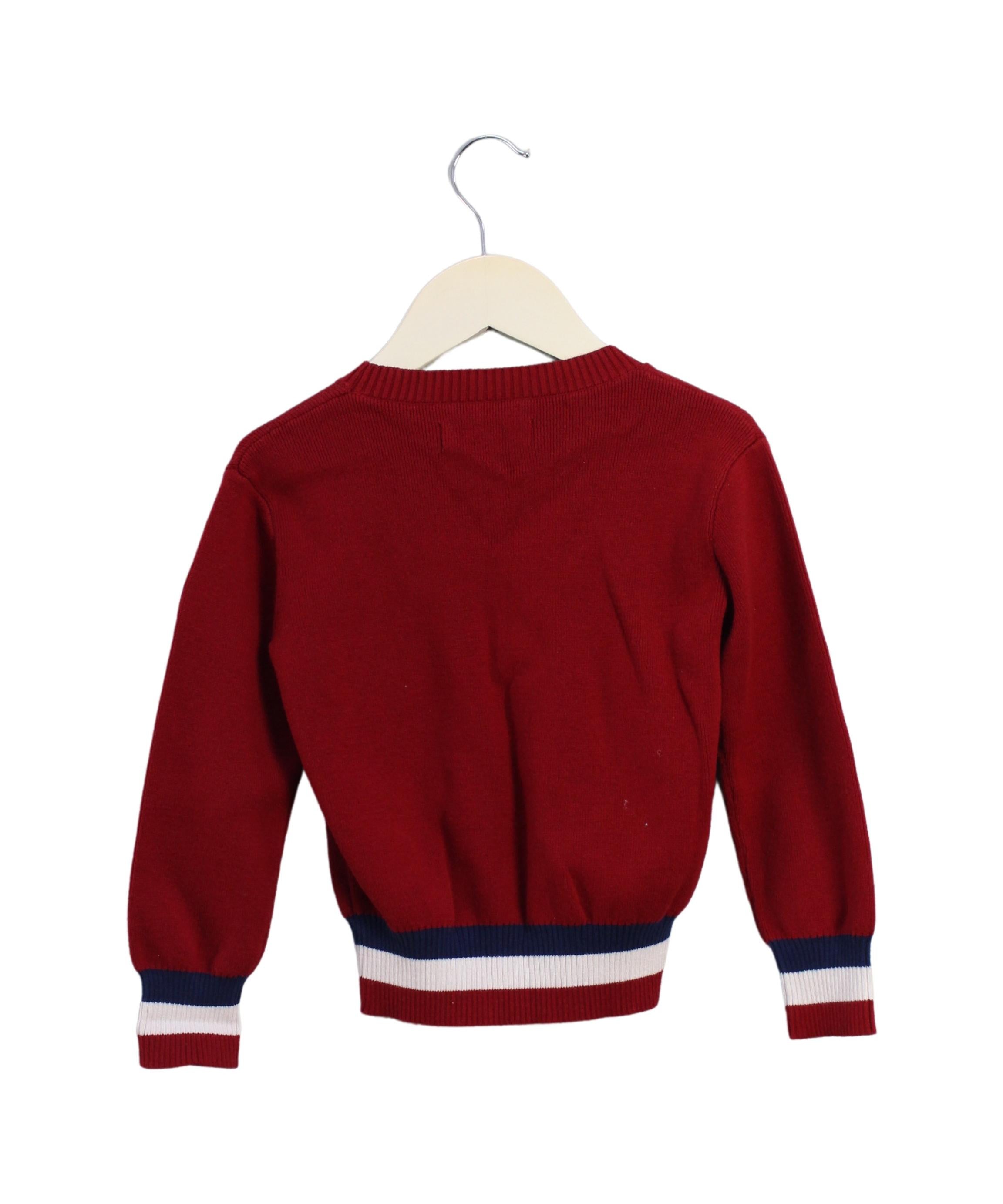 Ponpoko Knit Sweater for Toddlers 2T (100cm) - Soft & Cozy Winter Pullover for Boys & Girls - Perfect for Playdates, Preschool & Family Outings
