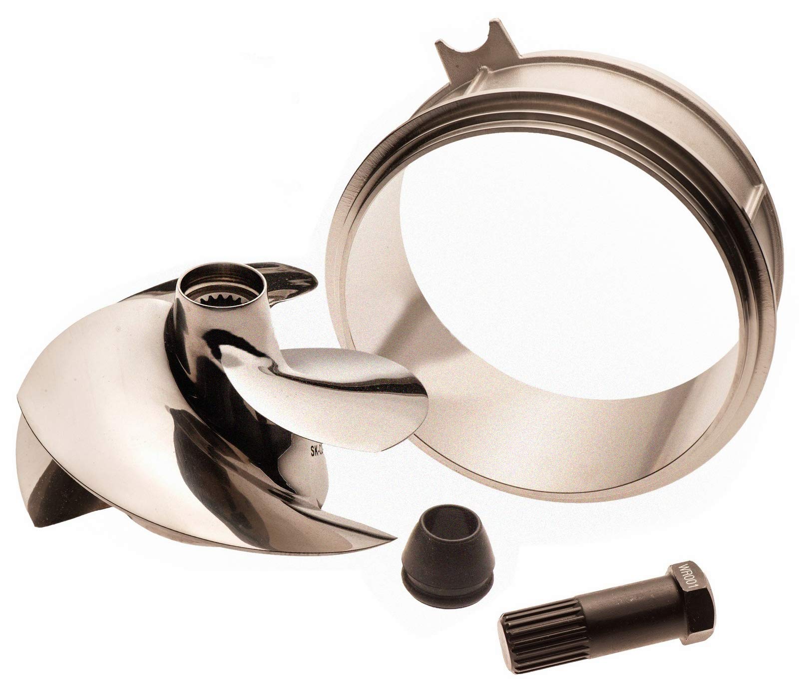 **SOLAS Sea Doo Spark Impeller SK-CD-13/18 with Stainless Steel Wear Ring & Impeller Tool – High-Performance Replacement for Jet Ski Watercraft**    *(Use Case: Perfect for upgrading your Sea Doo Spark jet ski's propulsion system, ensuring smoother acceleration and better fuel efficiency on the water.)*