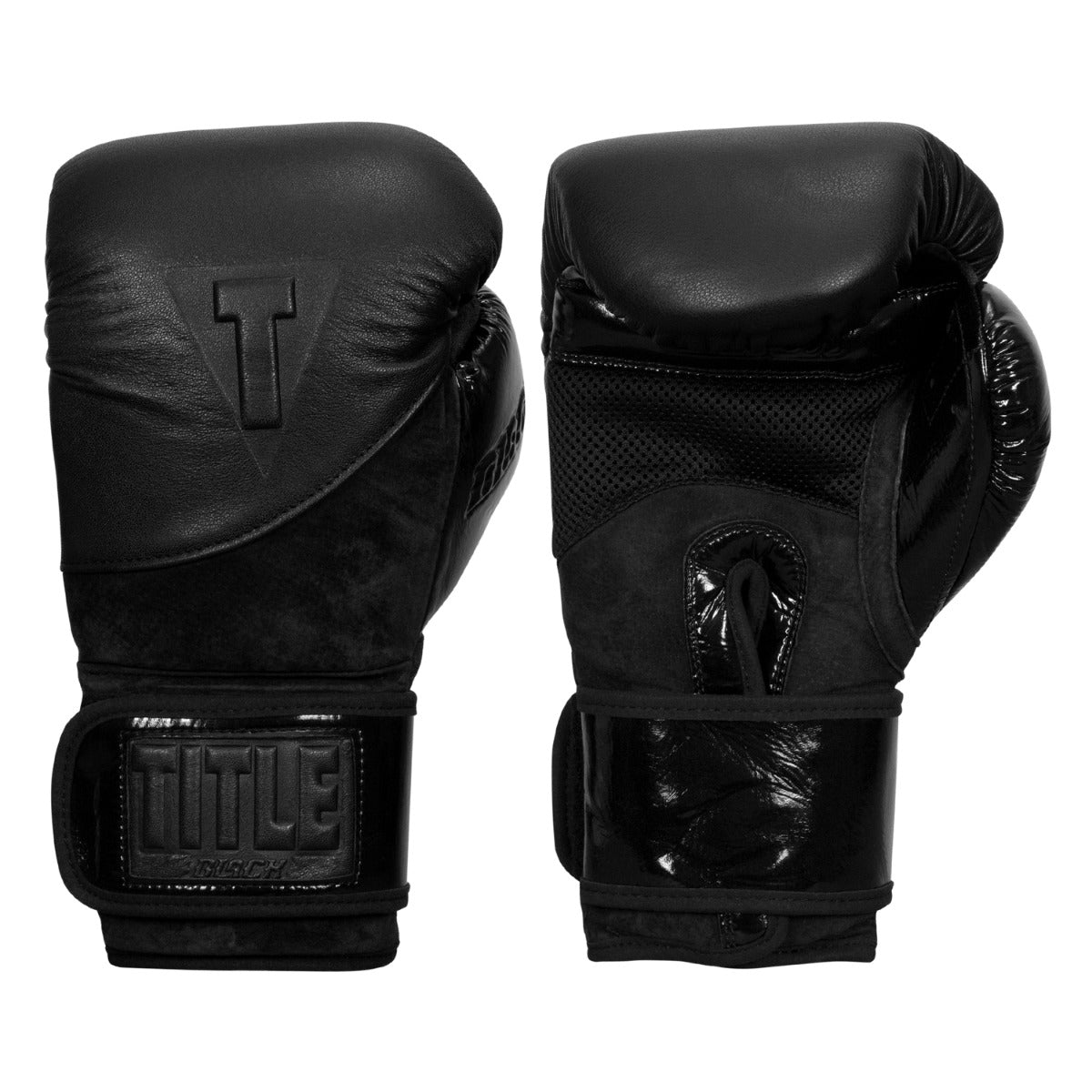 Black Blitz Sparring Boxing Gloves - Premium Training Gloves for MMA, Muay Thai & Kickboxing - Ideal for Gym, Home Workouts & Martial Arts Practice