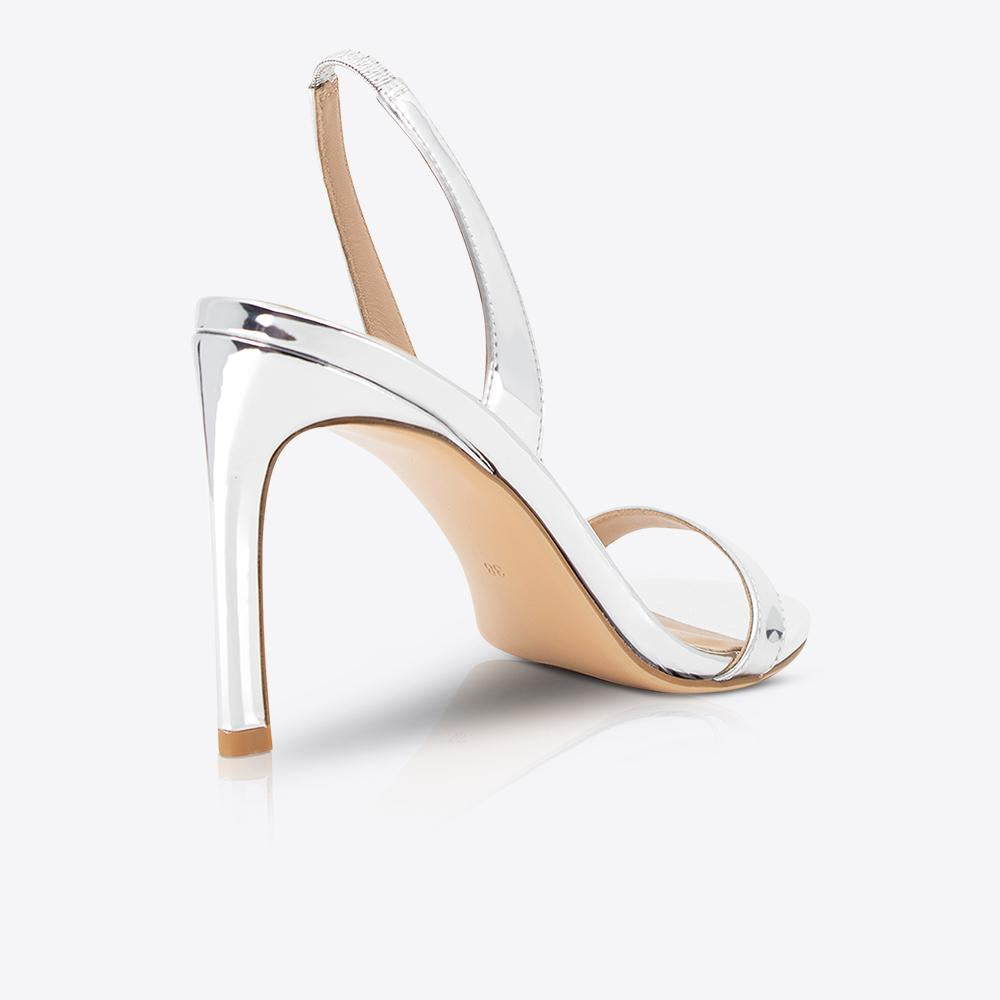 Elegant Silver Martini Heels - Women's High Heel Party Shoes for Cocktail Dresses & Evening Events | Perfect for Weddings, Prom & Night Out