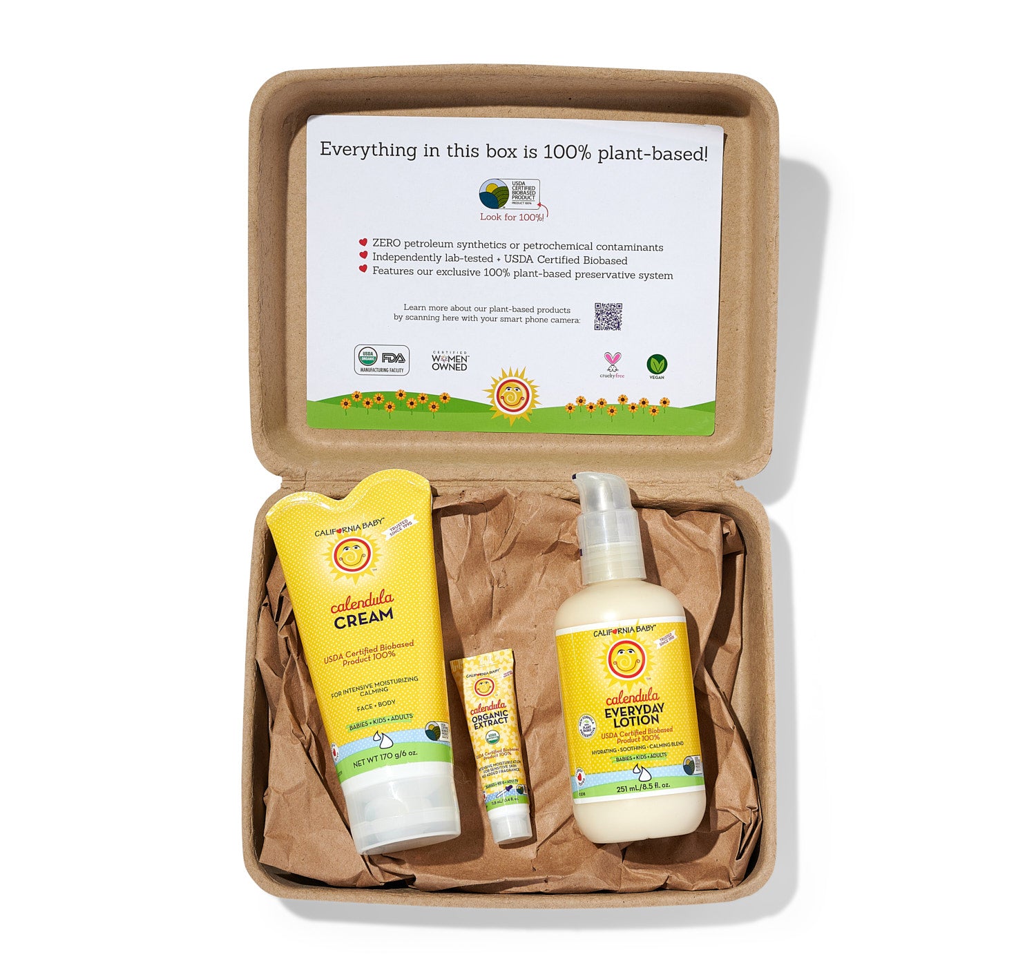 Calendula™ Intensive Moisturizing Kit for Dry & Sensitive Skin - Hydrating Face & Body Care Set with Natural Ingredients | Perfect for Daily Skincare Routine & Post-Treatment Recovery