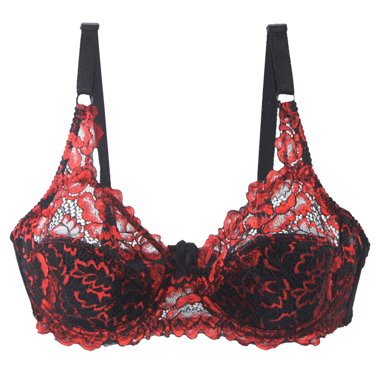 Sexy Plus Size Lace Underwire Bra for Women - Comfortable Support for Sports & Everyday Wear - Perfect for Gym, Yoga and Daily Activities