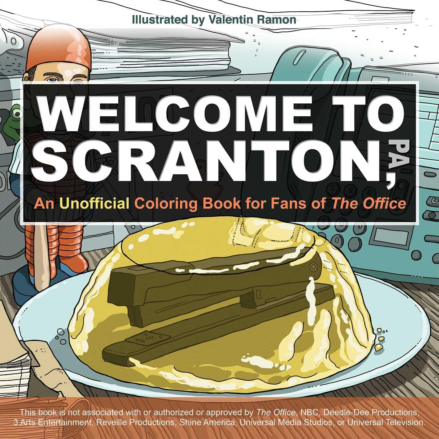 The Office Coloring Book - Unofficial Scranton Inspired Adult Coloring Book for Fans | Relaxing Stress Relief & Creative Gift Idea