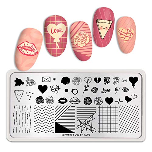 Floral Nail Stamping Plates - 10PCS Manicure Templates with Flower Designs for DIY Nail Art, Professional Nail Image Decoration, Perfect for Home Salon & Party Nail Styling