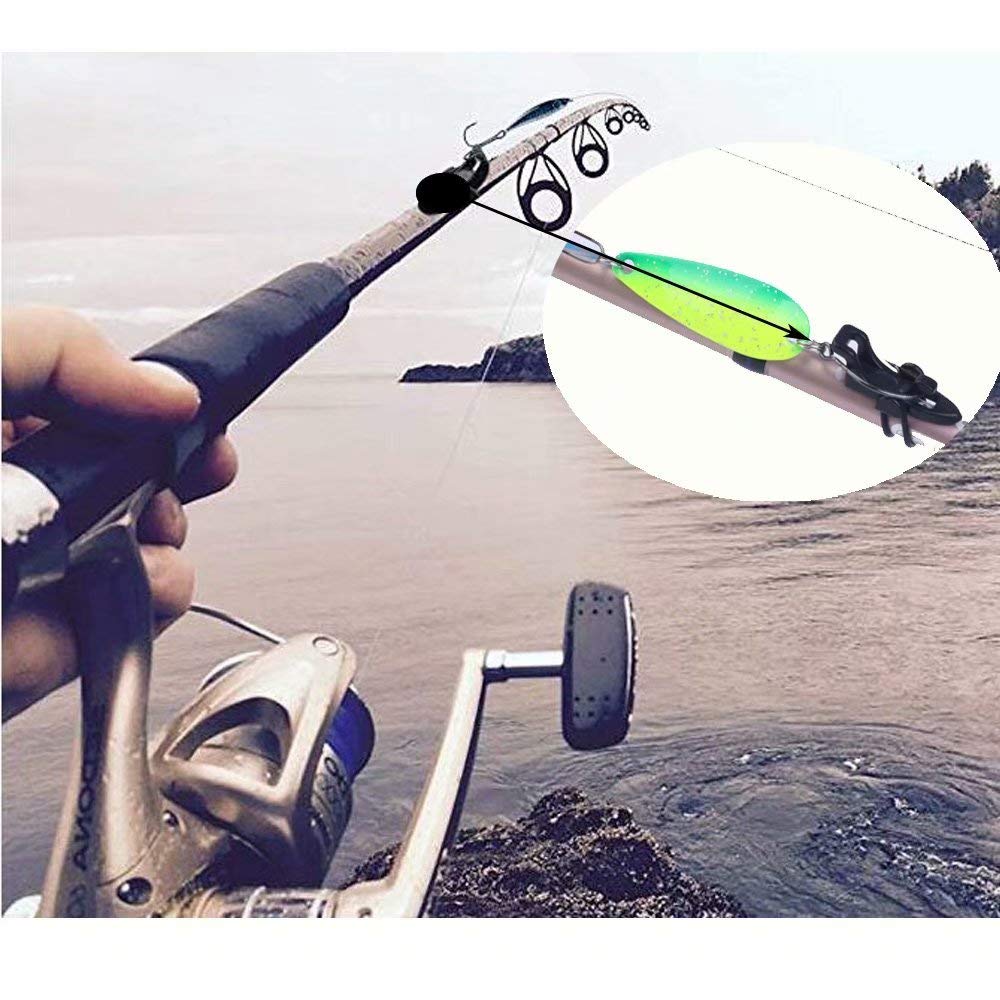 **10pcs Fishing Hook Keeper with 3 Rubber Rings - Secure Rod Holder for Saltwater & Freshwater Fishing - Perfect for Boat, Shore, and Ice Fishing**