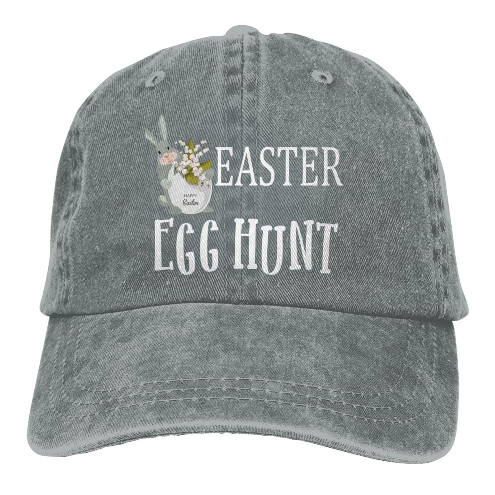 Vintage Cowboy Dad Hat - Cute Easter Egg Hunt Baseball Cap for Men - Soft Cotton Washed Walking Hat - Perfect for Outdoor Activities, Festivals & Casual Wear
