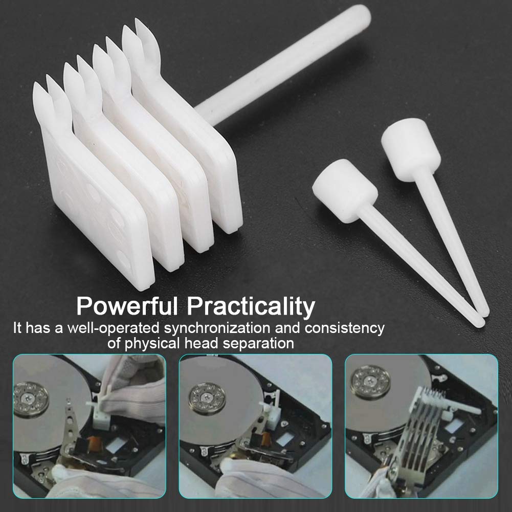 Professional HDD Head Comb Tool Kit - Hard Disk Repair Tool Set with Head Comb & 10 Finger Pods for Digital Hard Drives - Perfect for Data Recovery & Hard Drive Maintenance