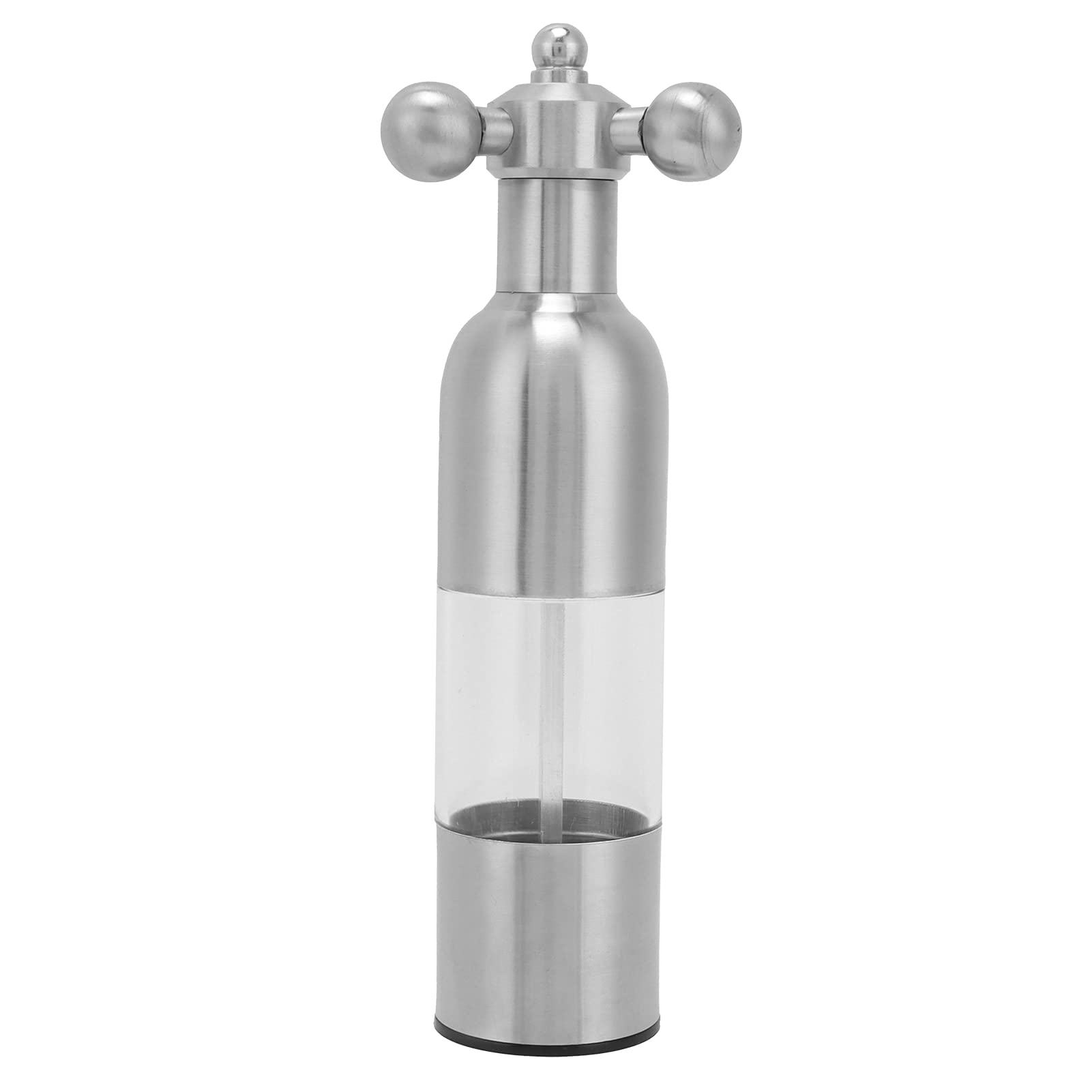 Premium Stainless Steel Salt and Pepper Grinder Set - Adjustable Coarse Mills, Refillable Spice Shakers for Fresh Ground Pepper & Himalayan/Sea Salt - Perfect Kitchen Tool for Cooking, Dining & Gifting (Small Size)