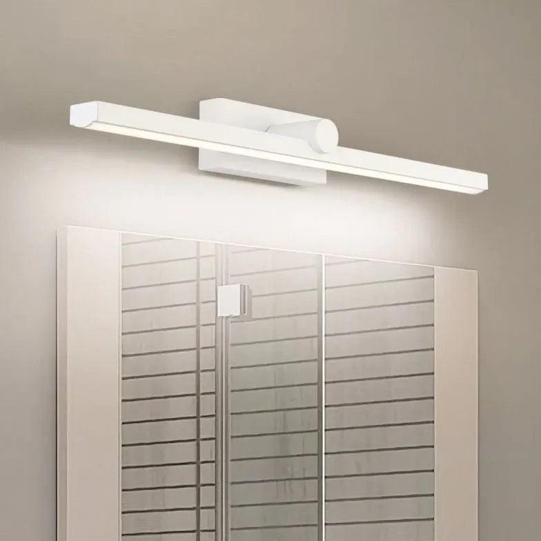 White LED Linear Bathroom Mirror Lights - Modern Vanity Lighting for Makeup, Shaving & Grooming - Waterproof & Energy Efficient Bathroom Decor