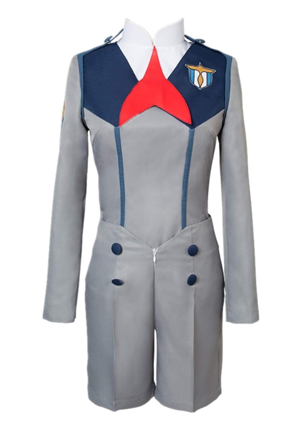 Darling in The FRANXX Code 016 Hiro Cosplay Costume - Anime School Uniform Outfit Full Set for Halloween, Comic Con & Cosplay Events