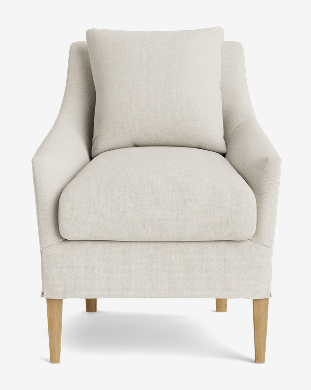 Sascha Slipcover Dining Chair - Washable Upholstered Seat Cover - Modern Farmhouse Style for Kitchen, Dining Room & Office - Comfortable & Stylish Home Decor