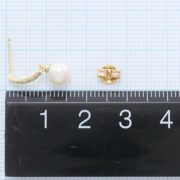 14K Yellow Gold Pearl Earrings for Women - Elegant Stud Earrings with Freshwater Pearls - Perfect for Weddings, Parties & Special Occasions