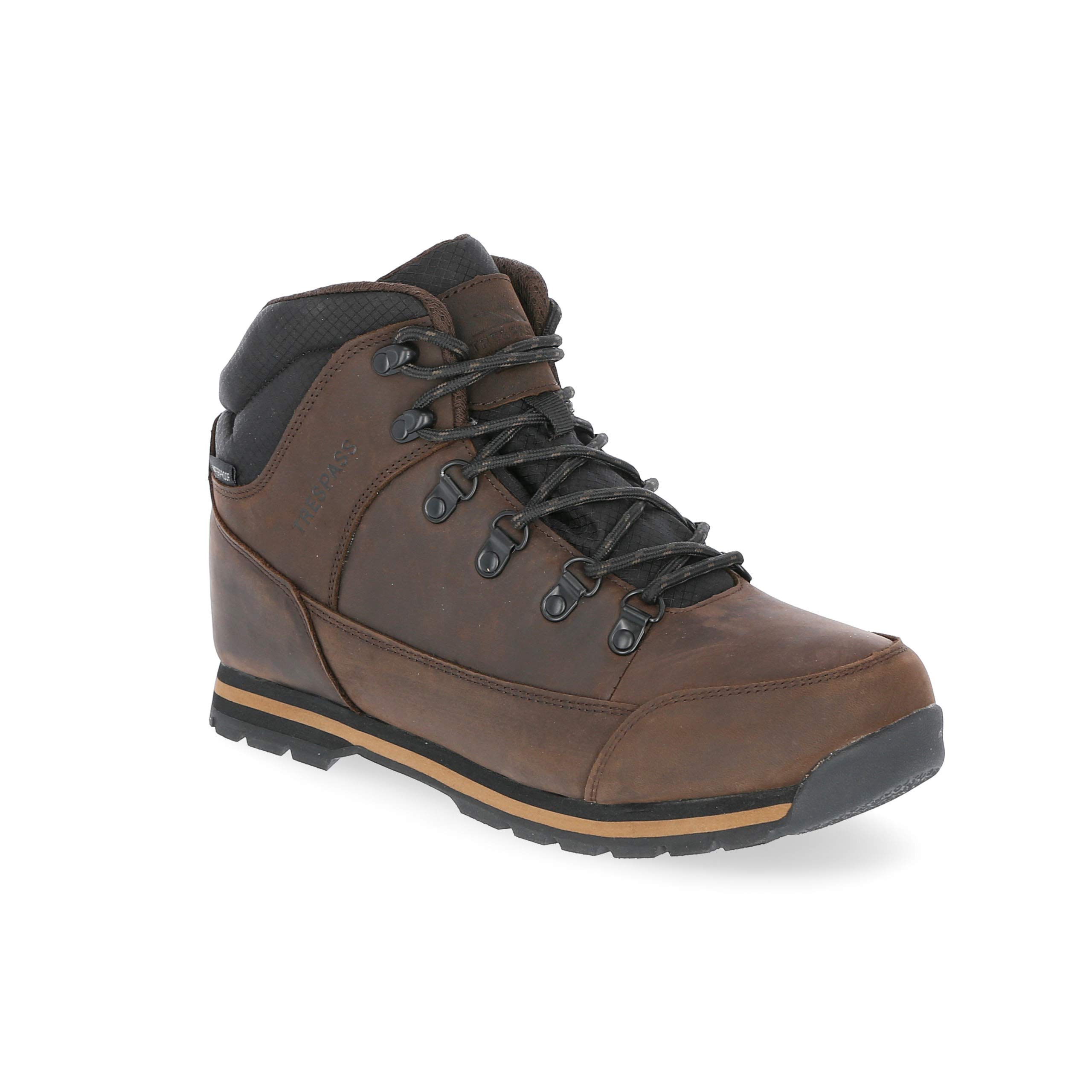 Trespass Men's Jericho High Rise Hiking Shoes - Waterproof Outdoor Trekking Boots for Men, Durable Lightweight Hiking Footwear for Mountain Climbing, Backpacking & Trail Walking