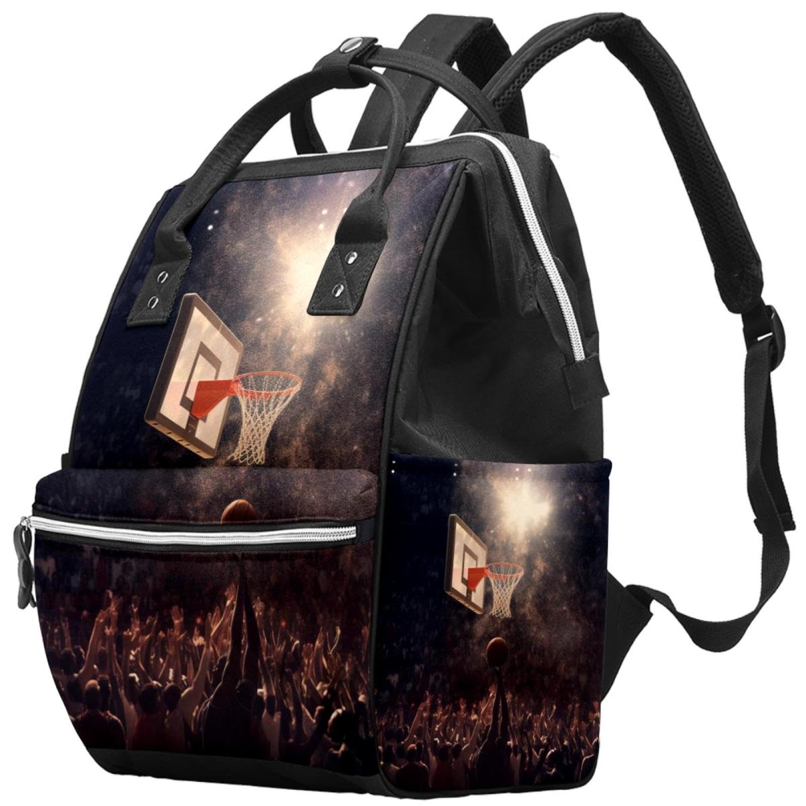 Best Travel Backpack for Men & Women - Durable Basketball Backpack with Hoop - Perfect for Gym, Sports & Outdoor Adventures