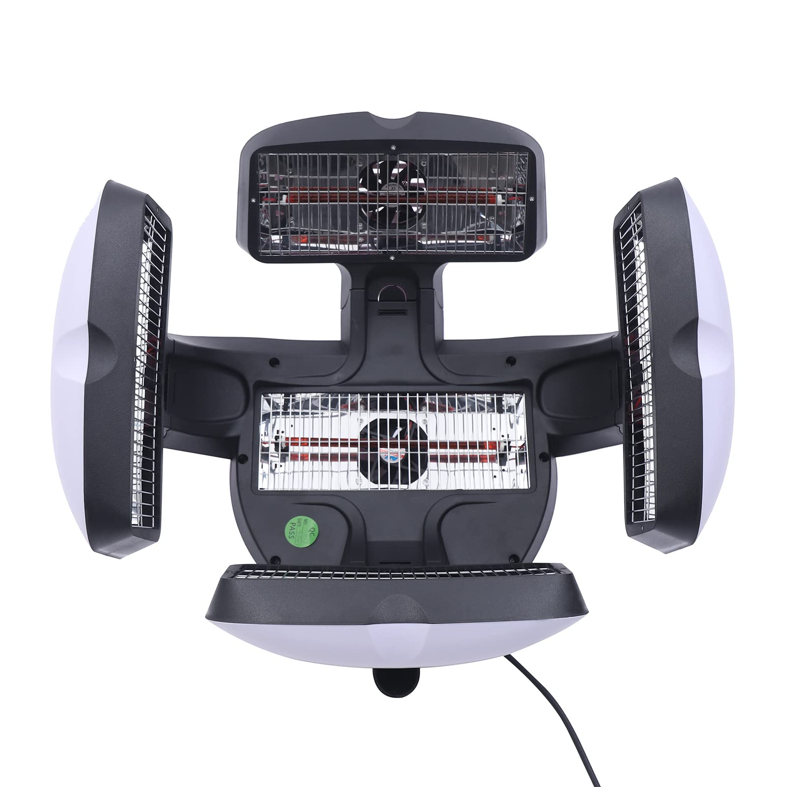 Professional 1250W Wall-Mount Hair Dryer with Infrared Treatment & Timer - Adjustable Salon Hair Color Processor for Styling & Drying - Perfect for Beauty Salons, Spas & Home Use