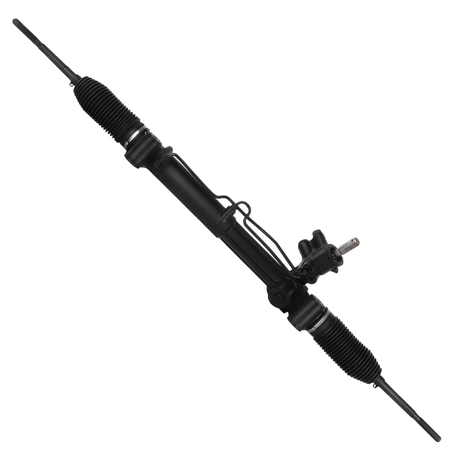 Detroit Axle - 5pc Front Rack and Pinion Kit for Chrysler 300 Dodge Charger Magnum Challenger 2WD | 2 Outer Tie Rods, 2 Wheel Bearings & Hubs, 1 Power Steering Rack | Replacement Parts for Smooth Steering & Enhanced Control | Perfect for DIY Repairs & Professional Mechanics