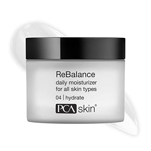 PCA SKIN ReBalance Daily Face Moisturizer - Anti-Aging Facial Cream with Antioxidants & Niacinamide for Normal & Sensitive Skin | Hydrating Moisturizer for Day & Night Use | 1.7 oz