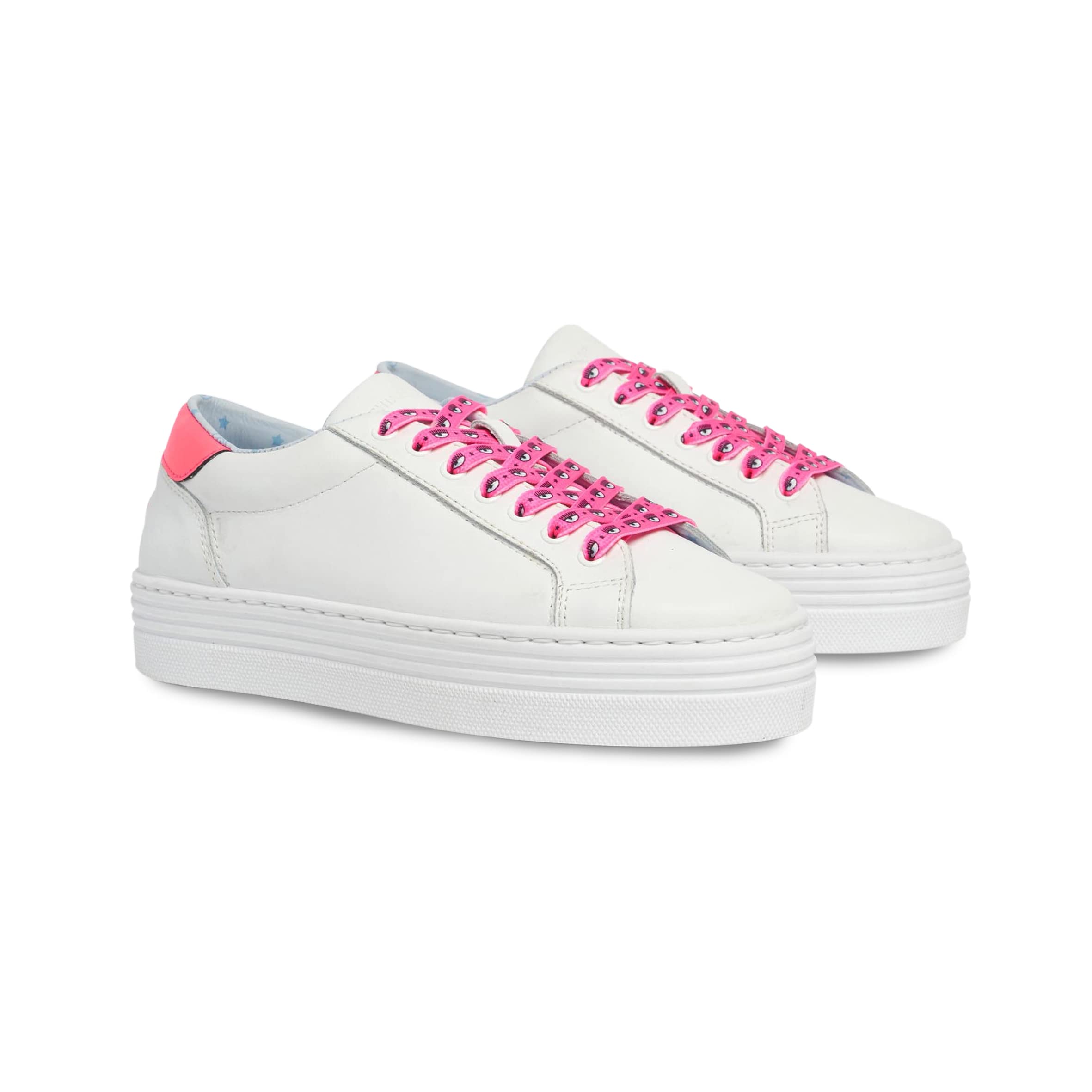 Chiara Ferragni Women's Fashion Sneakers with Logomania Lace Design - Comfortable Casual Shoes for Daily Wear, Running & Street Style Outfits