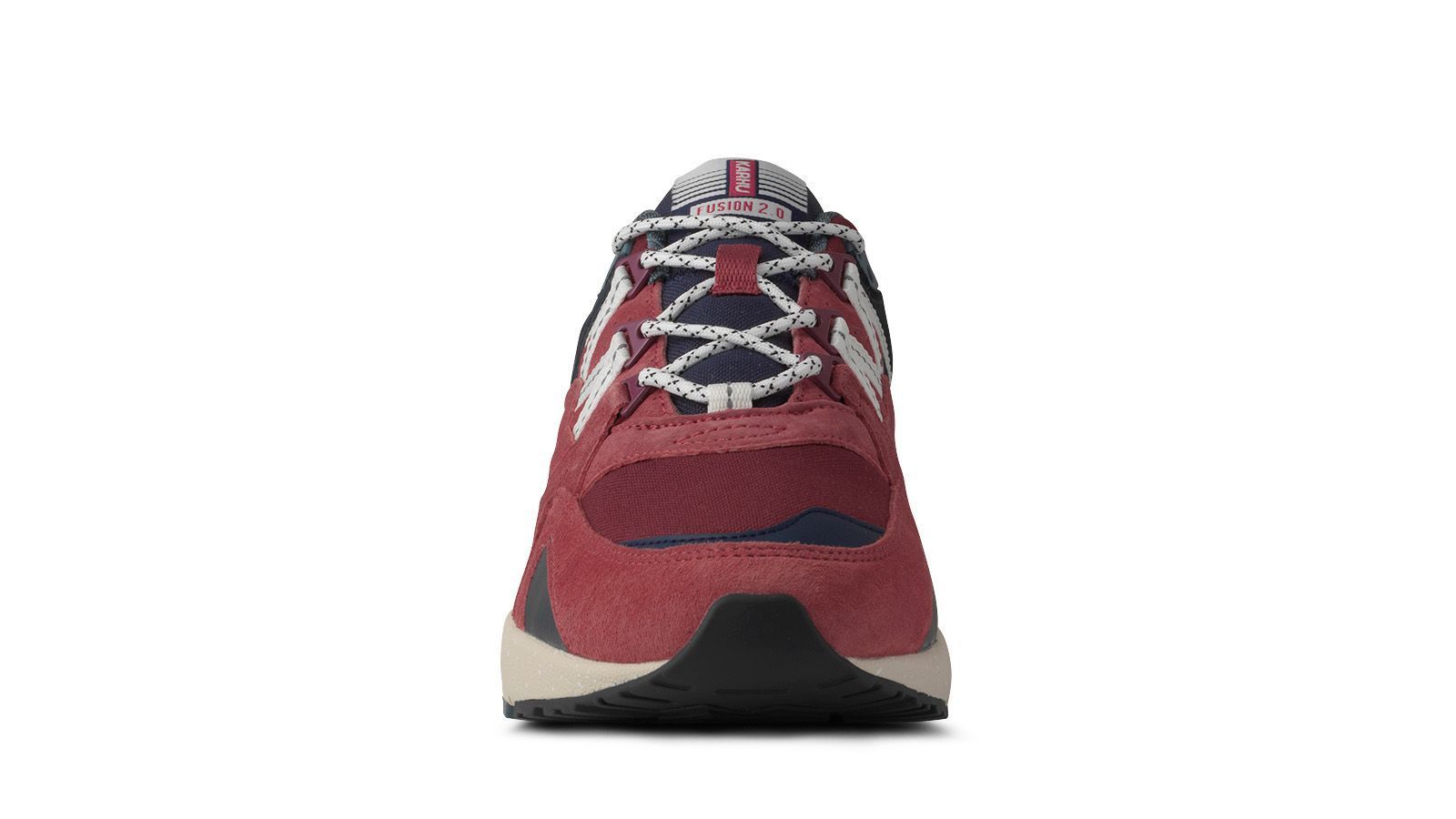 FUSION 2.0 Mineral Red & Lily White Running Shoes - Lightweight Athletic Sneakers for Women, Gym Workout & Casual Wear