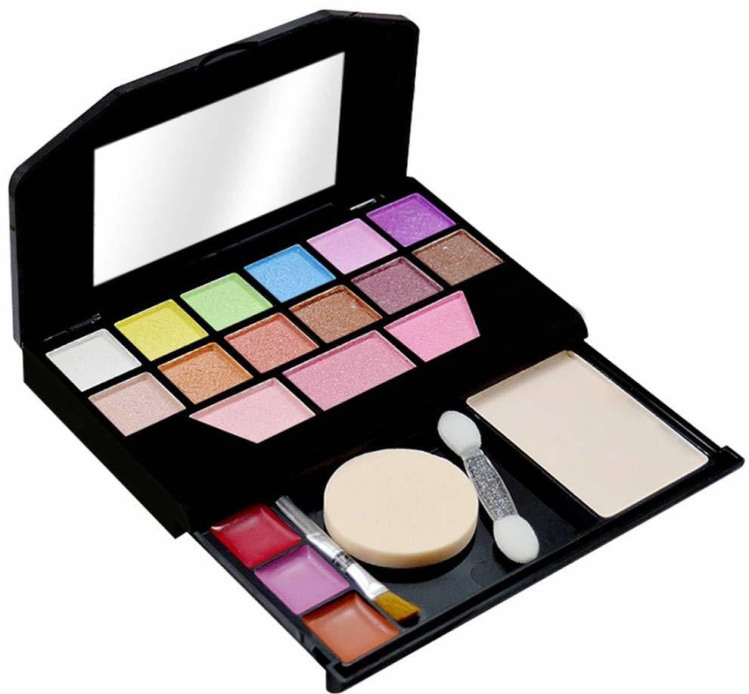 Fozzby 5-in-1 Professional Makeup Kit with Eyeliner, Mascara, Eyebrow Pencil & Premium False Eyelashes - Perfect for Daily Use, Party & Special Occasions