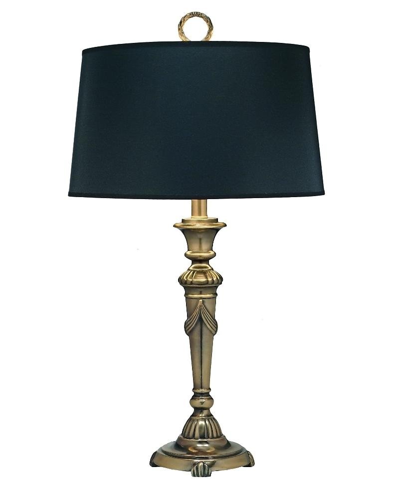 29 Inch High Burnished Brass Traditional Dimmer Switch Desk Lamp - Adjustable Brightness for Reading, Office & Bedroom Lighting