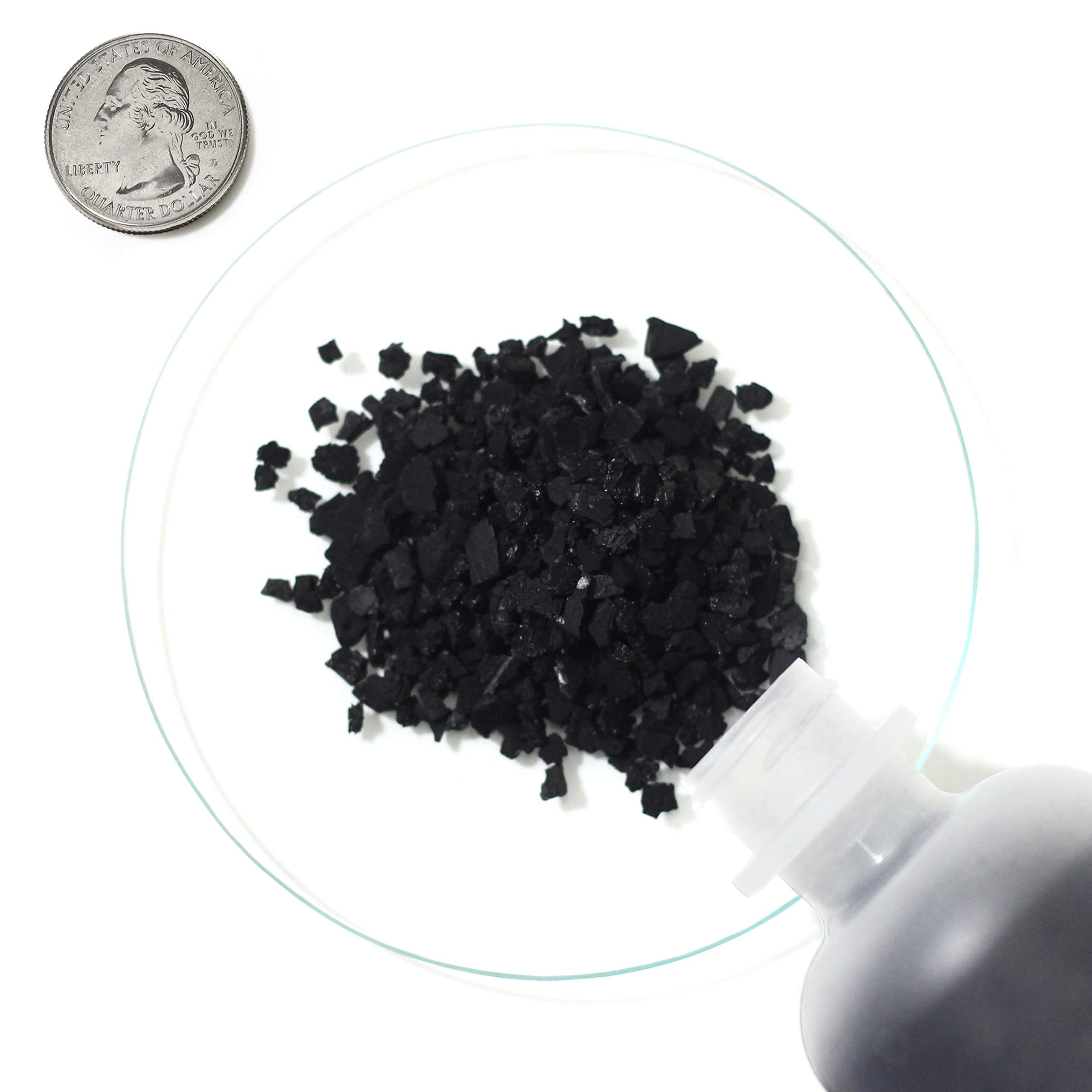 Premium Activated Charcoal Powder - 1 Pound (8 Bottles) | 100% Pure Food Grade Granulated | Detox, Teeth Whitening & Water Filtration