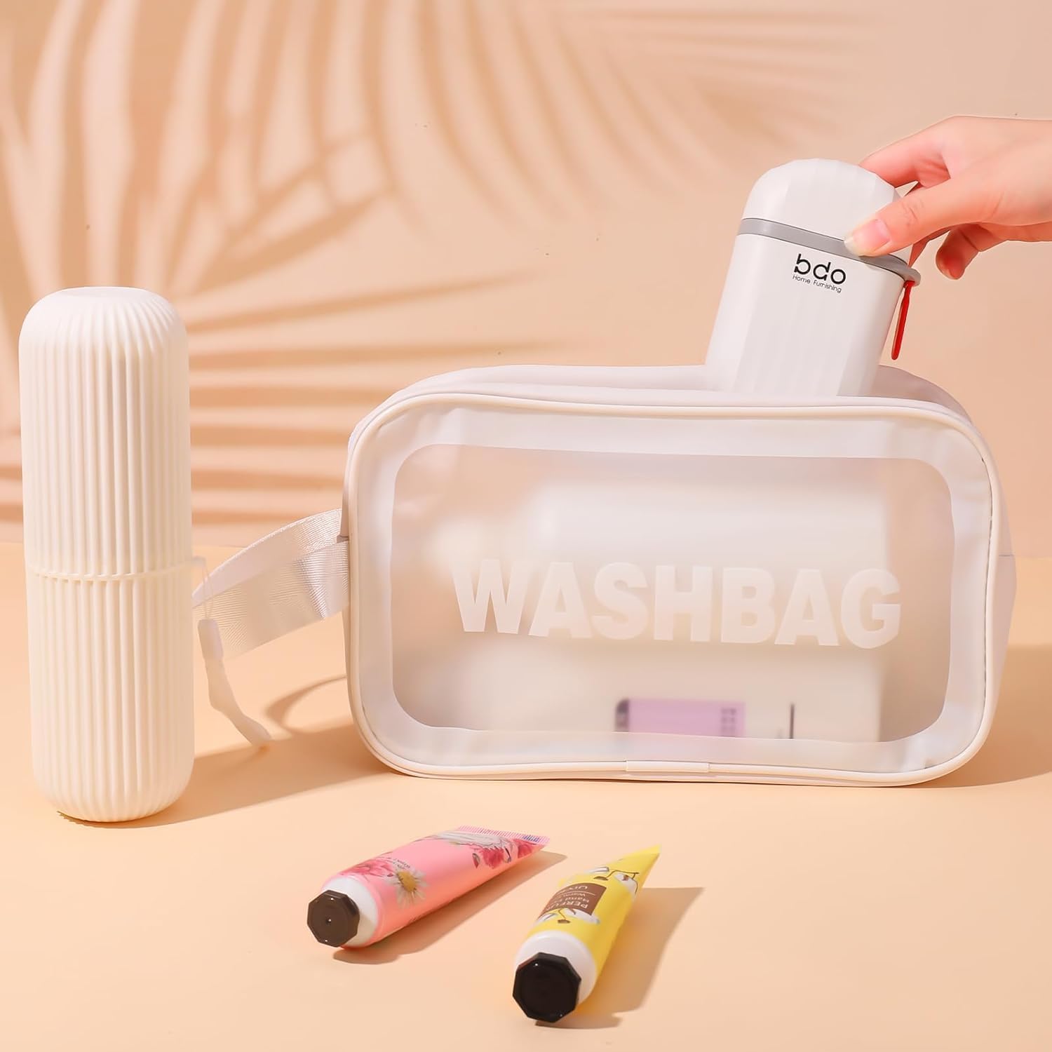 Kienlix Travel Soap Case & Toothbrush Holder Set - Durable Waterproof Soap Box with Lid, Leakproof Shower Organizer with Handle - Perfect for Bathroom, Camping, Outdoor & Travel Essentials