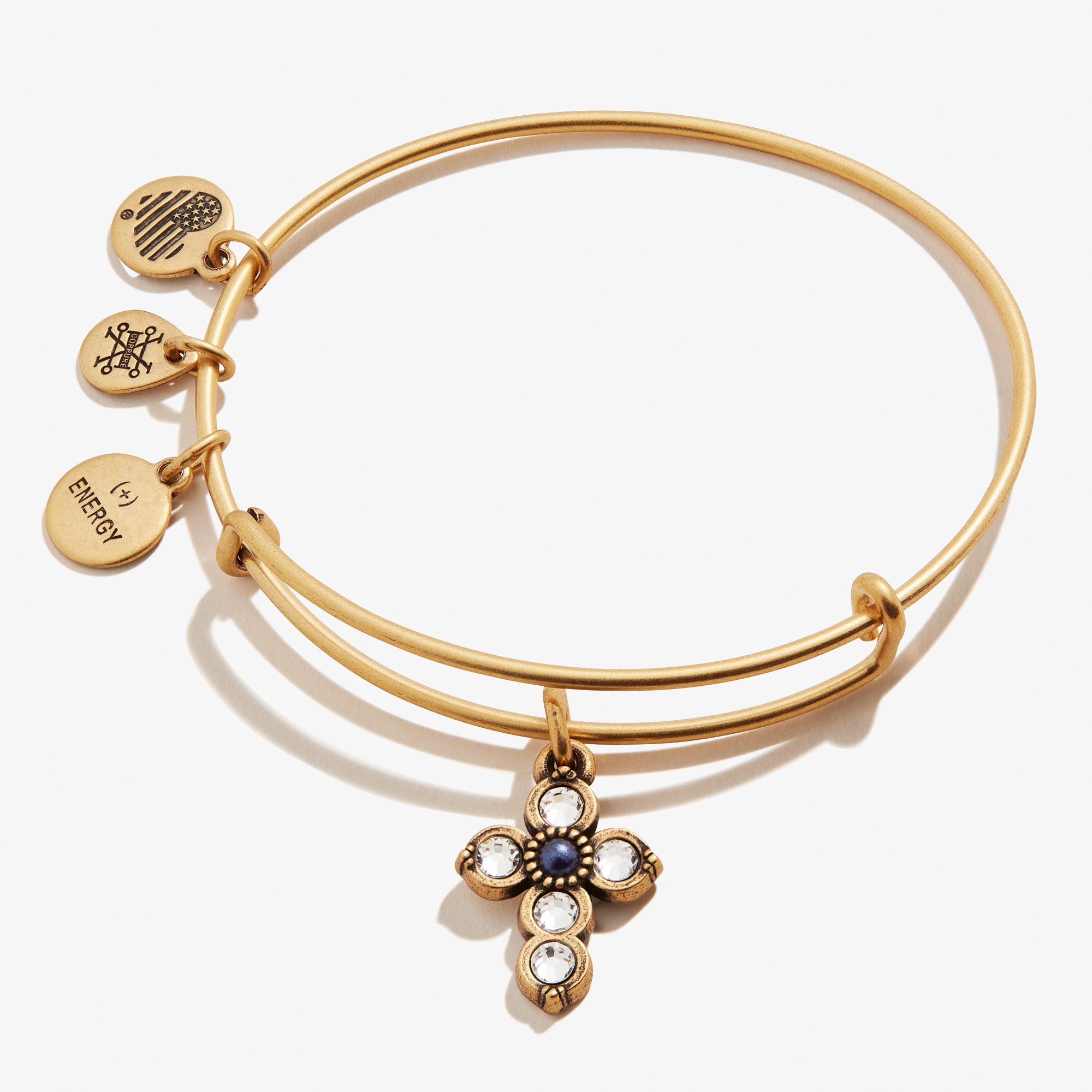 Elegant Cross Charm Pearl Bangle Bracelet for Women - Perfect for Church, Weddings & Special Occasions