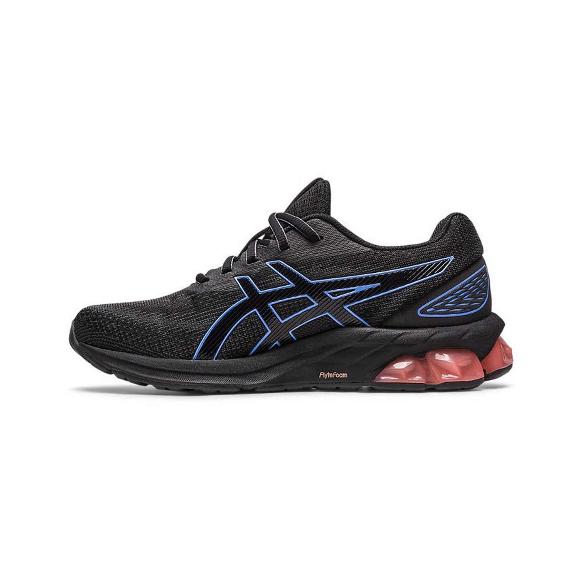 ASICS Gel Quantum 180 VII Running Shoes for Men - Black/Periwinkle Blue - Lightweight Cushioned Sneakers for Jogging, Gym Workouts & Daily Wear